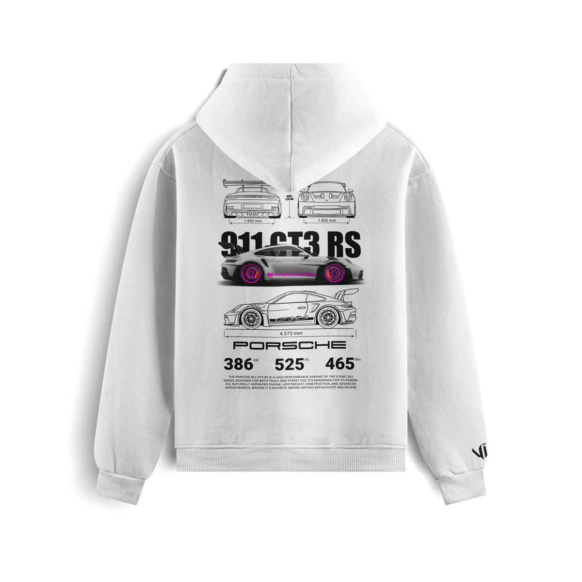 Moletom Porsche GT3rs Pink