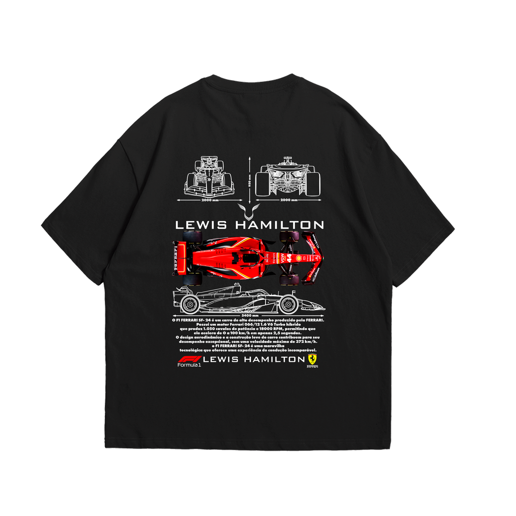 Camiseta Oversized Lewis Hamilton F1