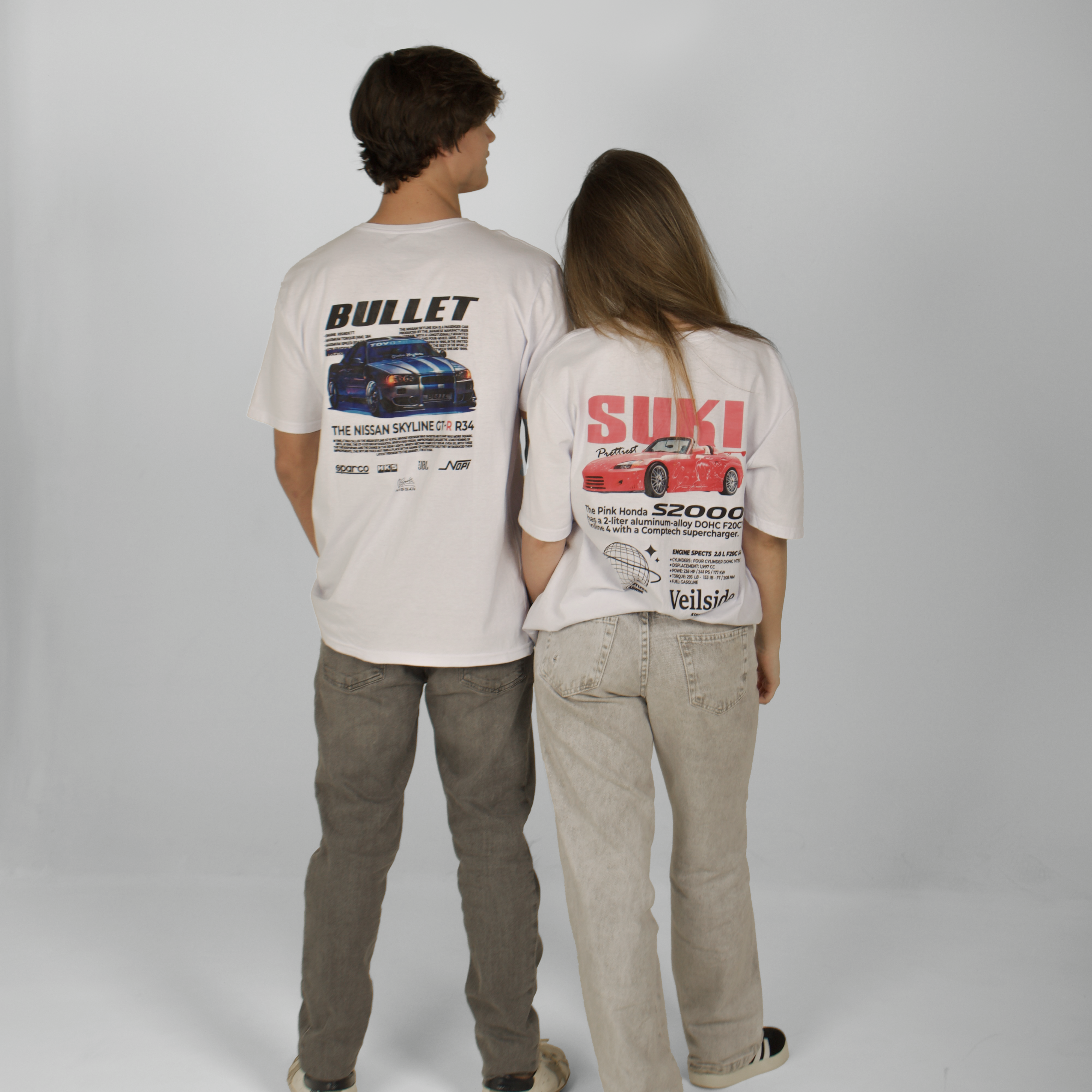 Camiseta Bullet e Suki Casal