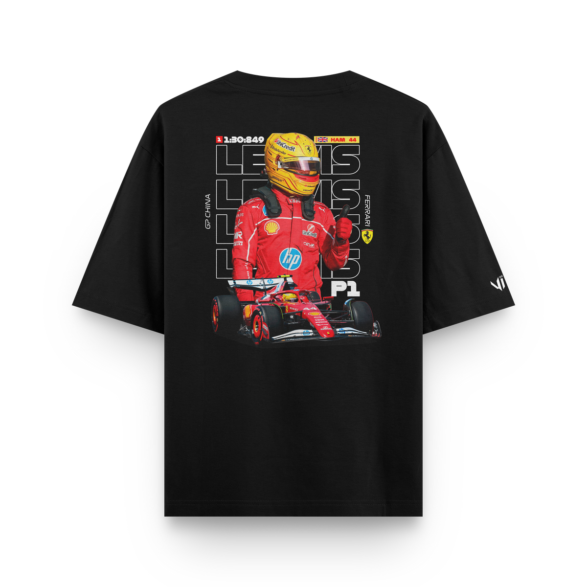 Camiseta Oversized Lewis Hamilton P1