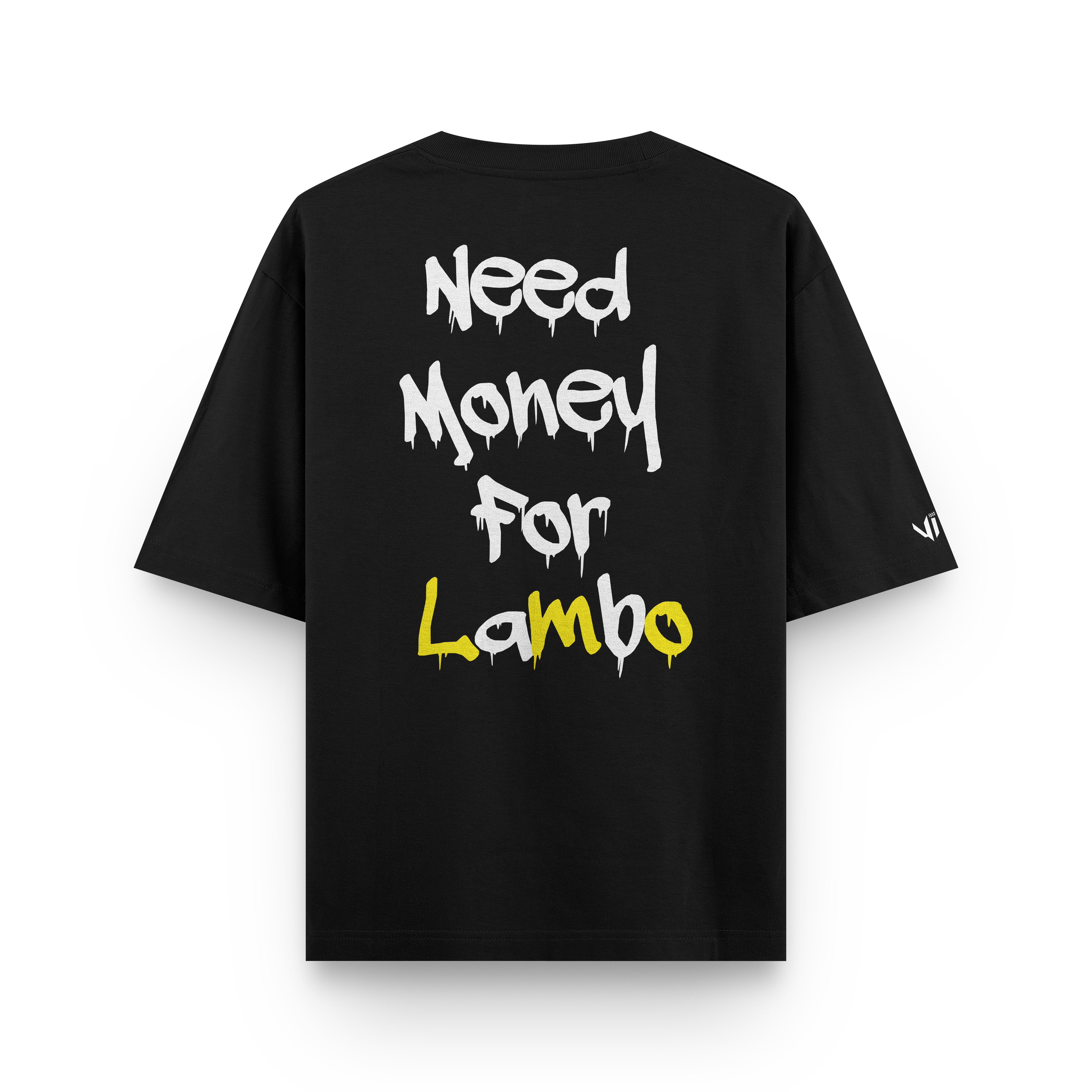 Camiseta Oversized Need Money For Lambo