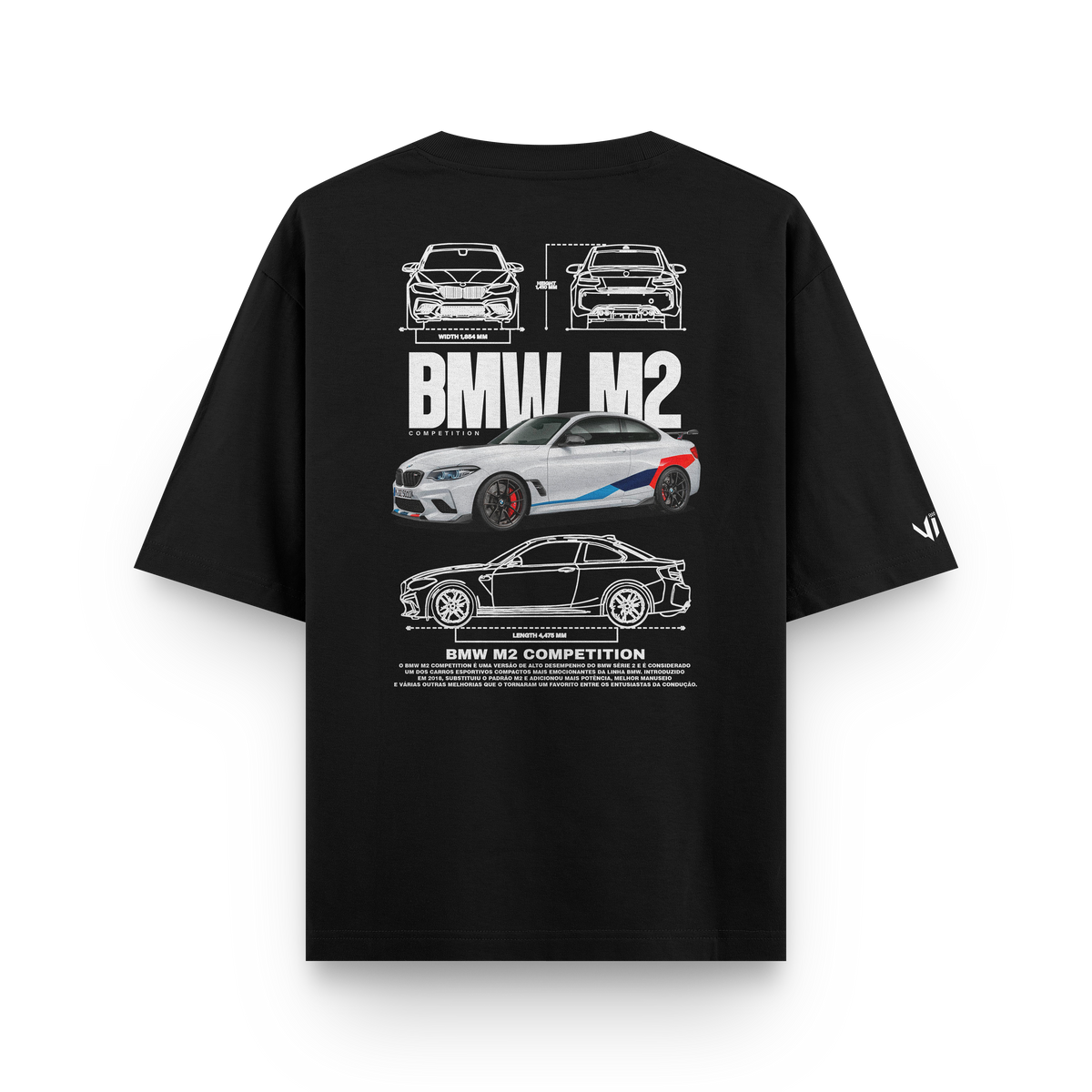 Camiseta Oversized BMW M2