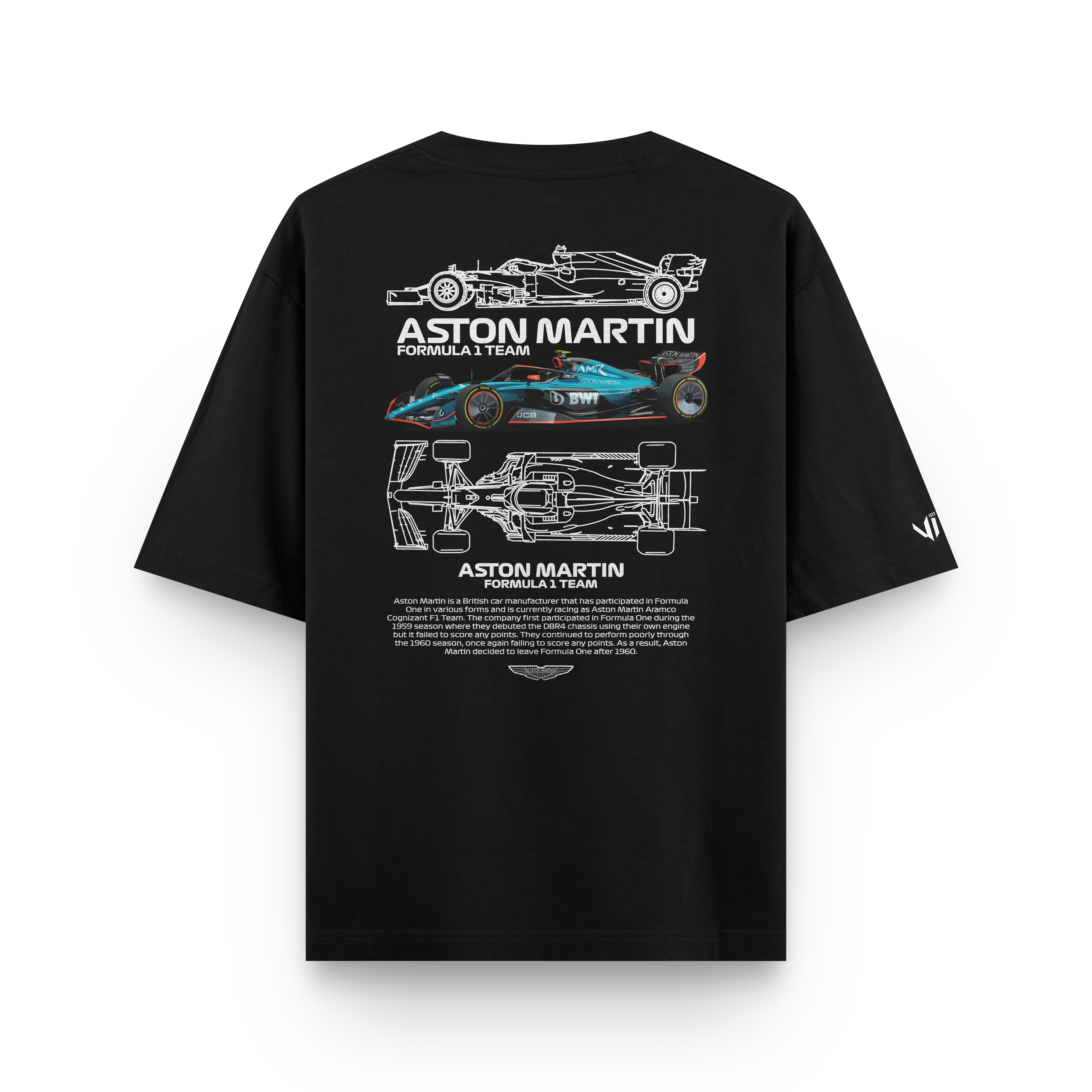 Camiseta Oversized Aston Martin F1