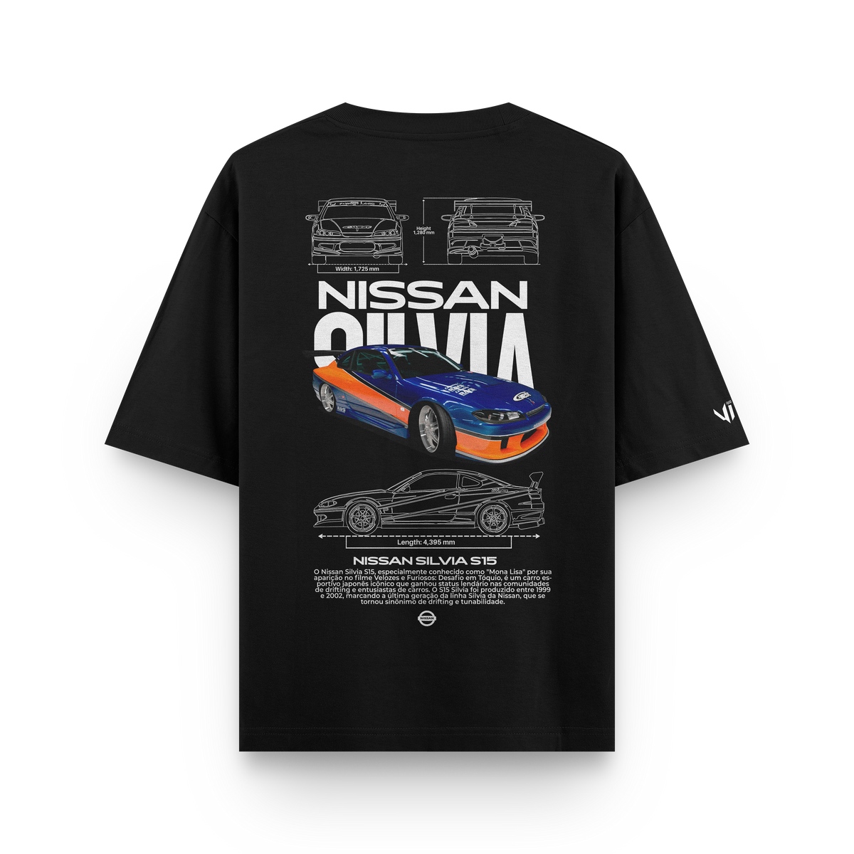 Camiseta Oversized Silvia S15