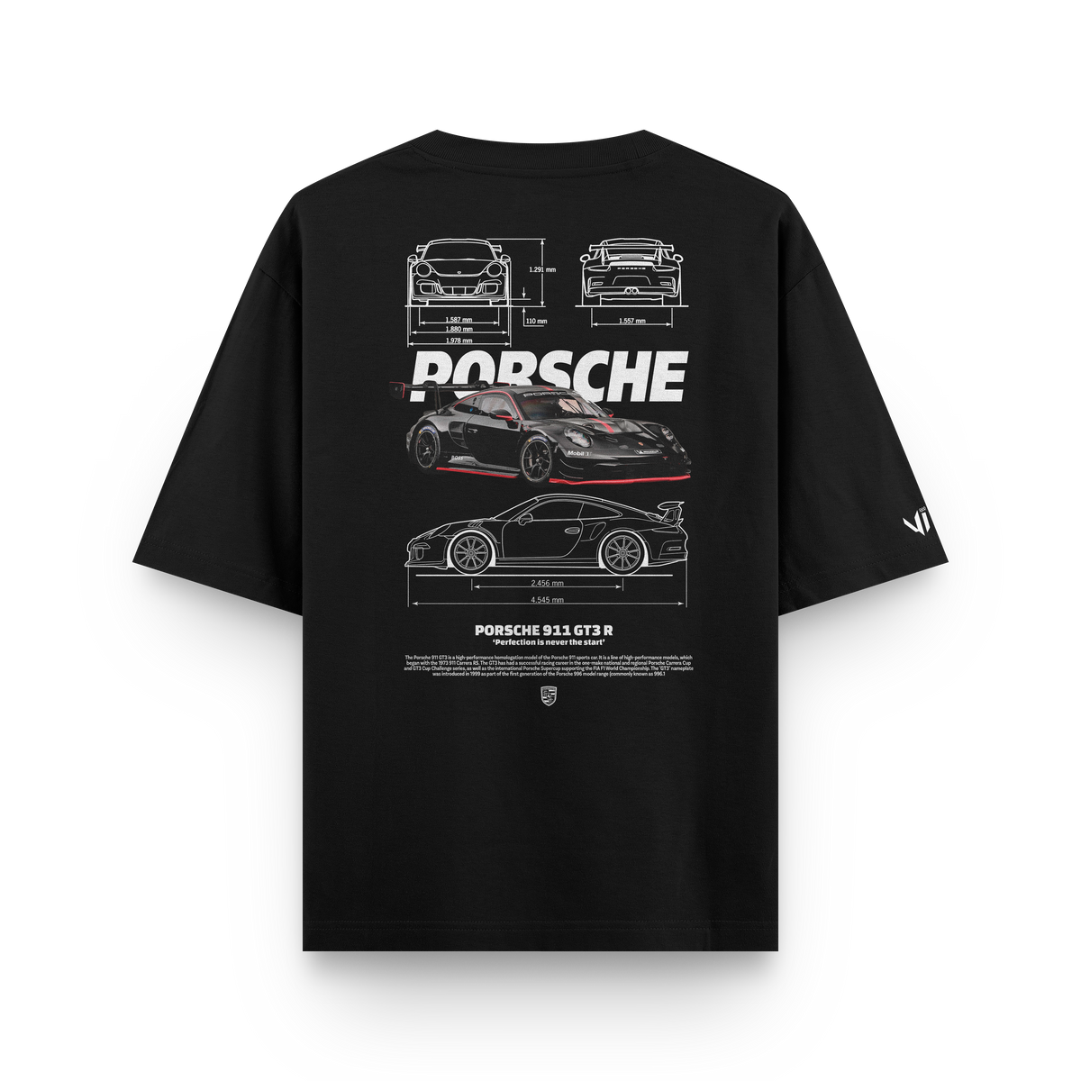 Camiseta Oversized Porsche GT3 RS