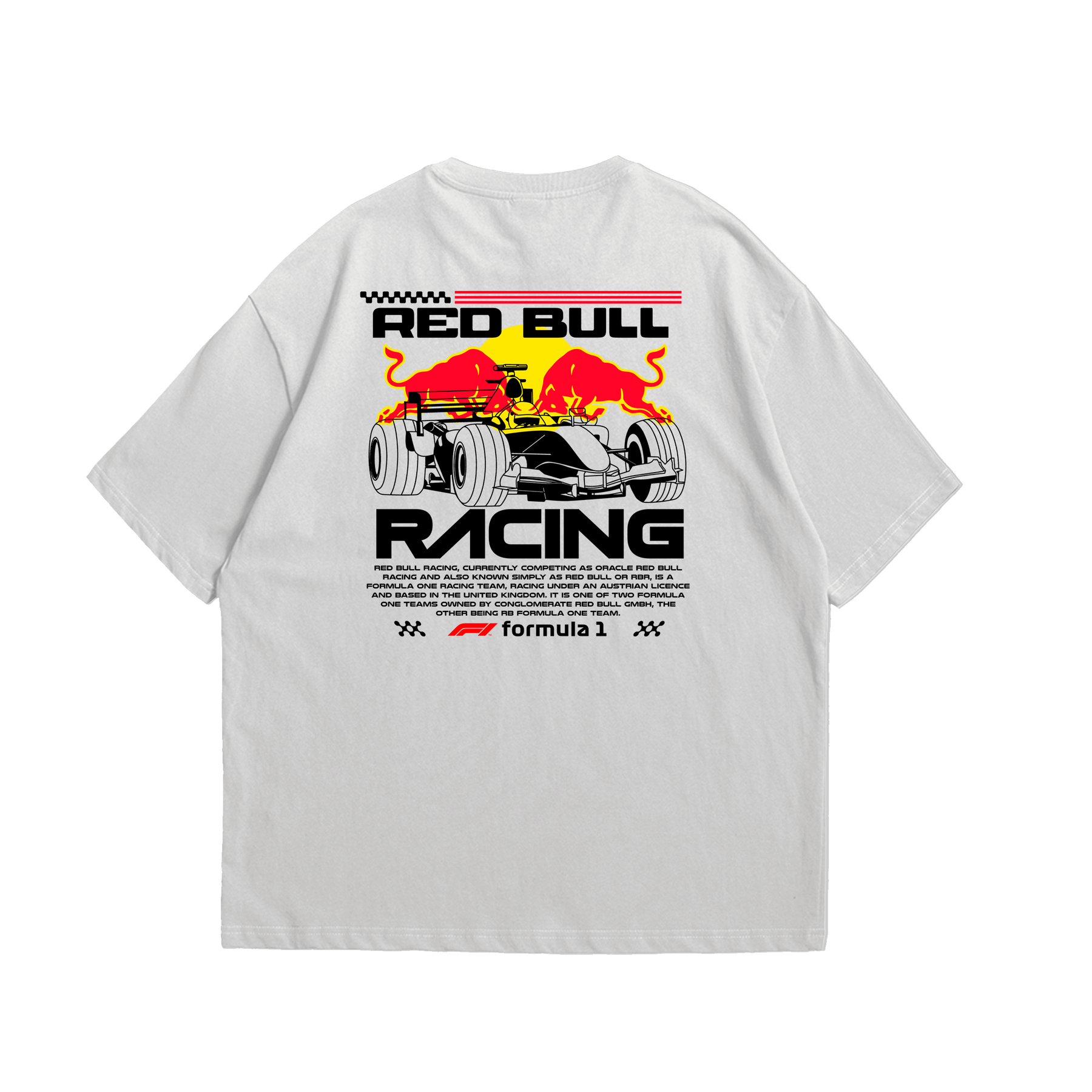 Camiseta Oversized Red Bull Racing F1