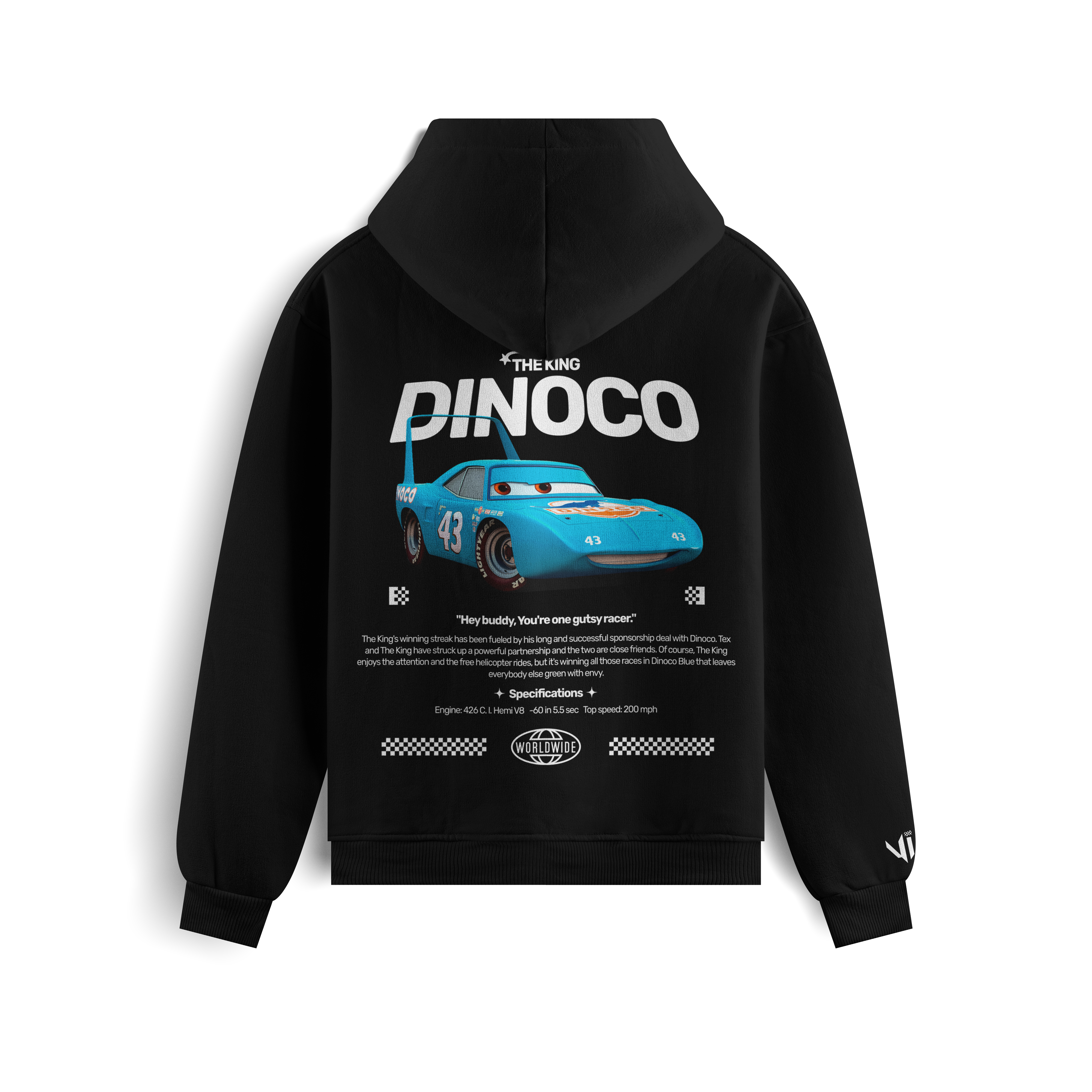 Moletom Dinoco Cars