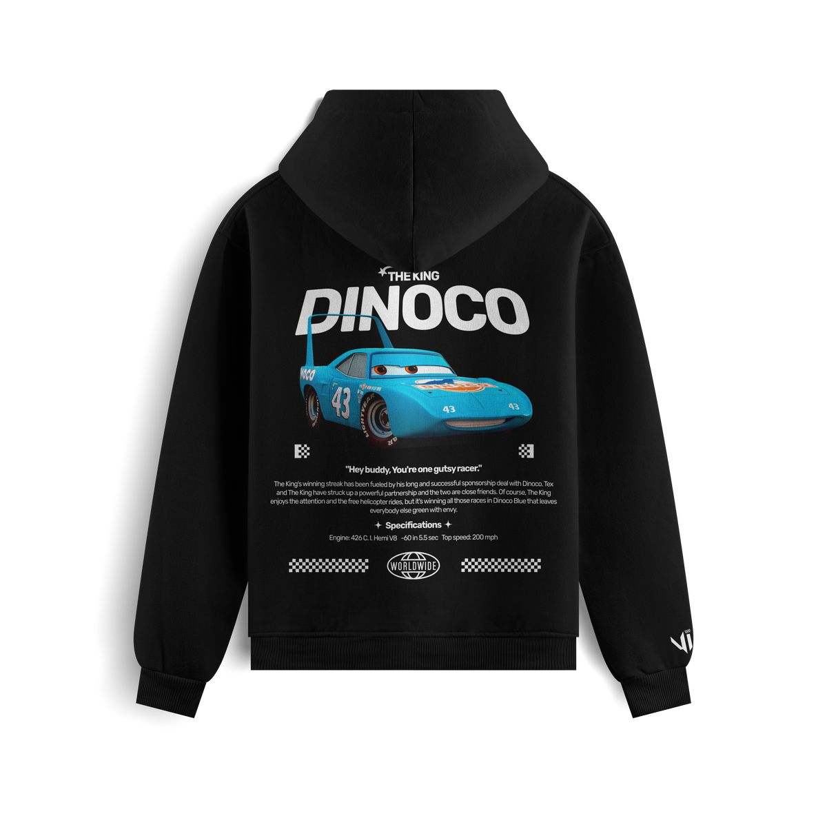 Moletom Dinoco Cars