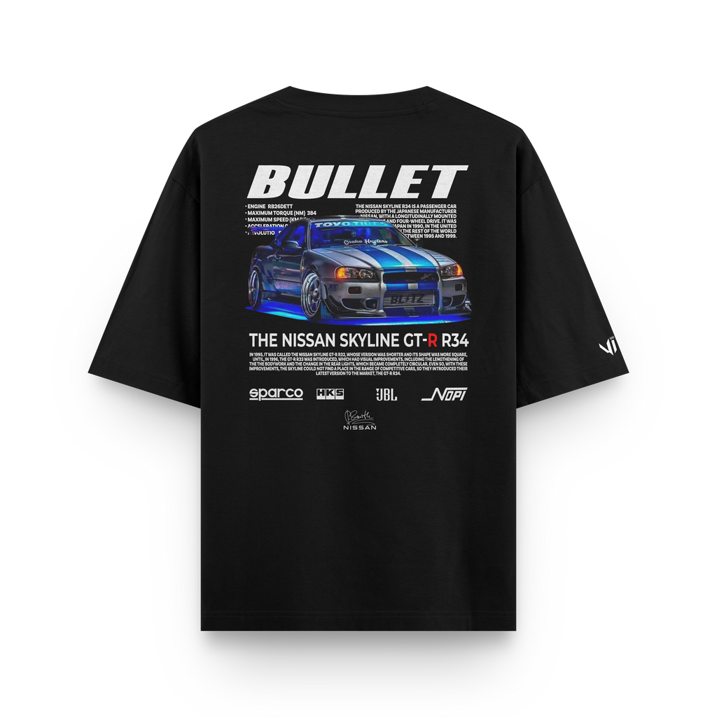 Camiseta Oversized Bullet