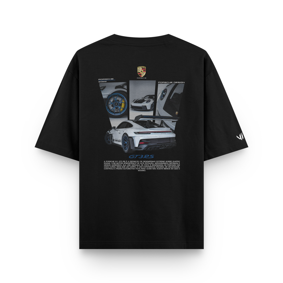 Camiseta Oversized Porsche Blue GT3rs