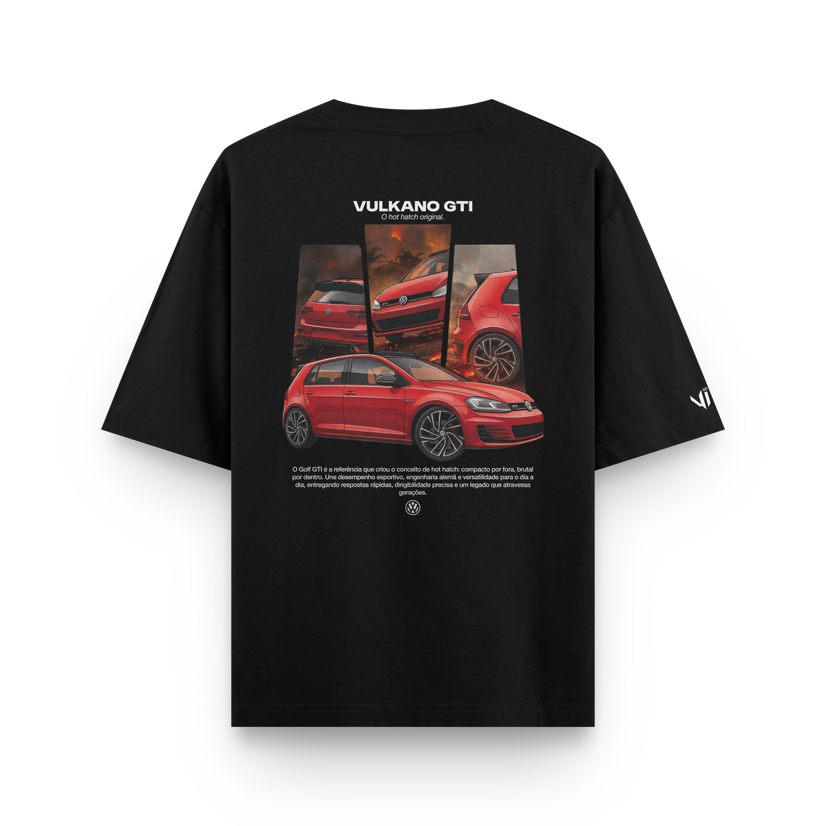 Camiseta Oversized Vulkano GTI Cartoon