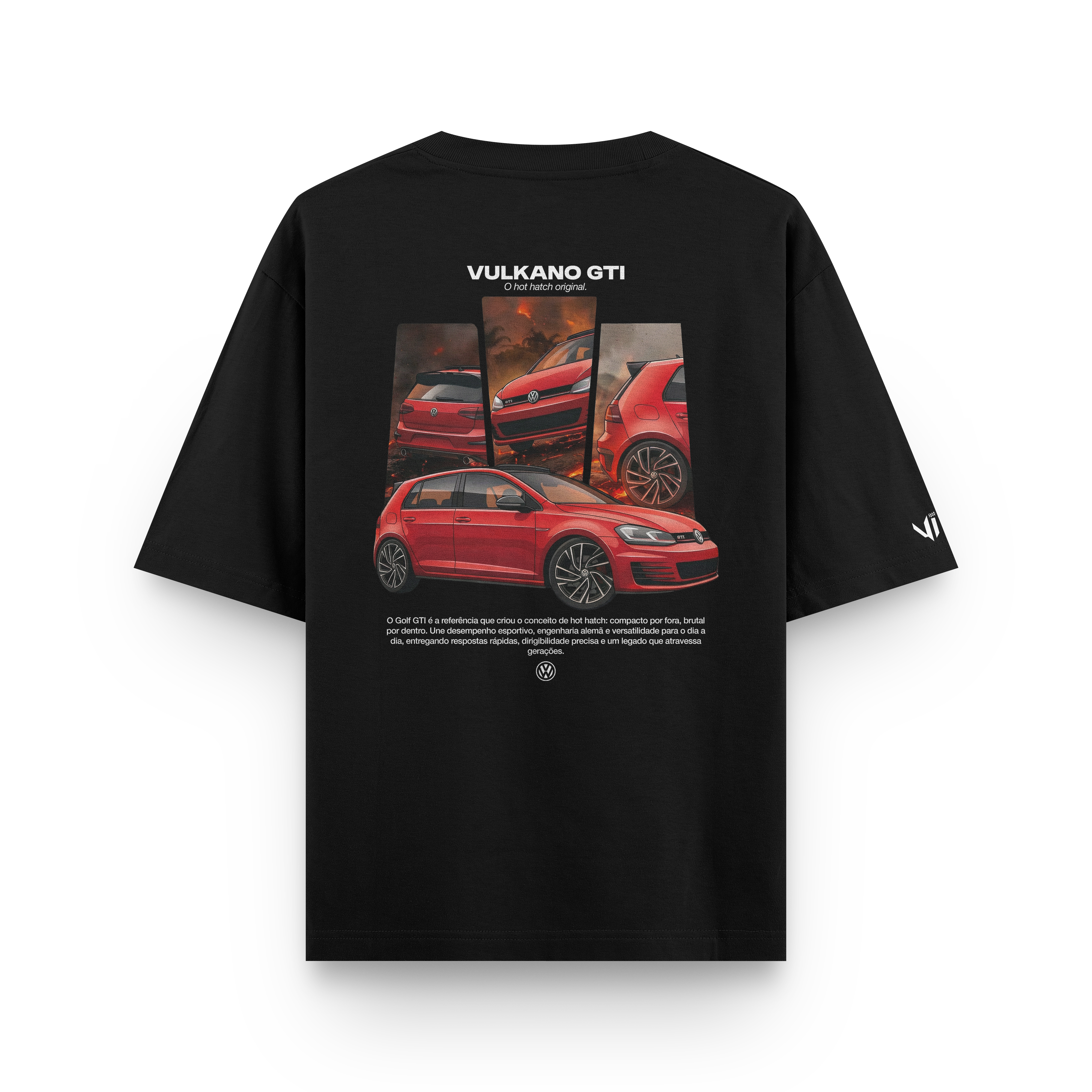 Camiseta Oversized Vulkano GTI Cartoon