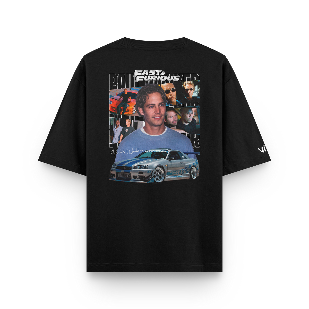 Camiseta Oversized Paul Walker