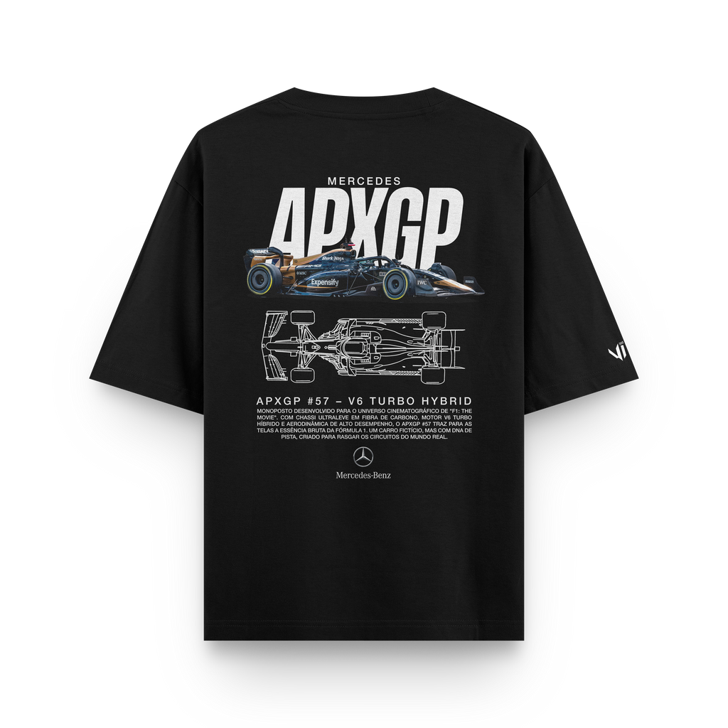 Camiseta Oversized APXGP Mercedes F1