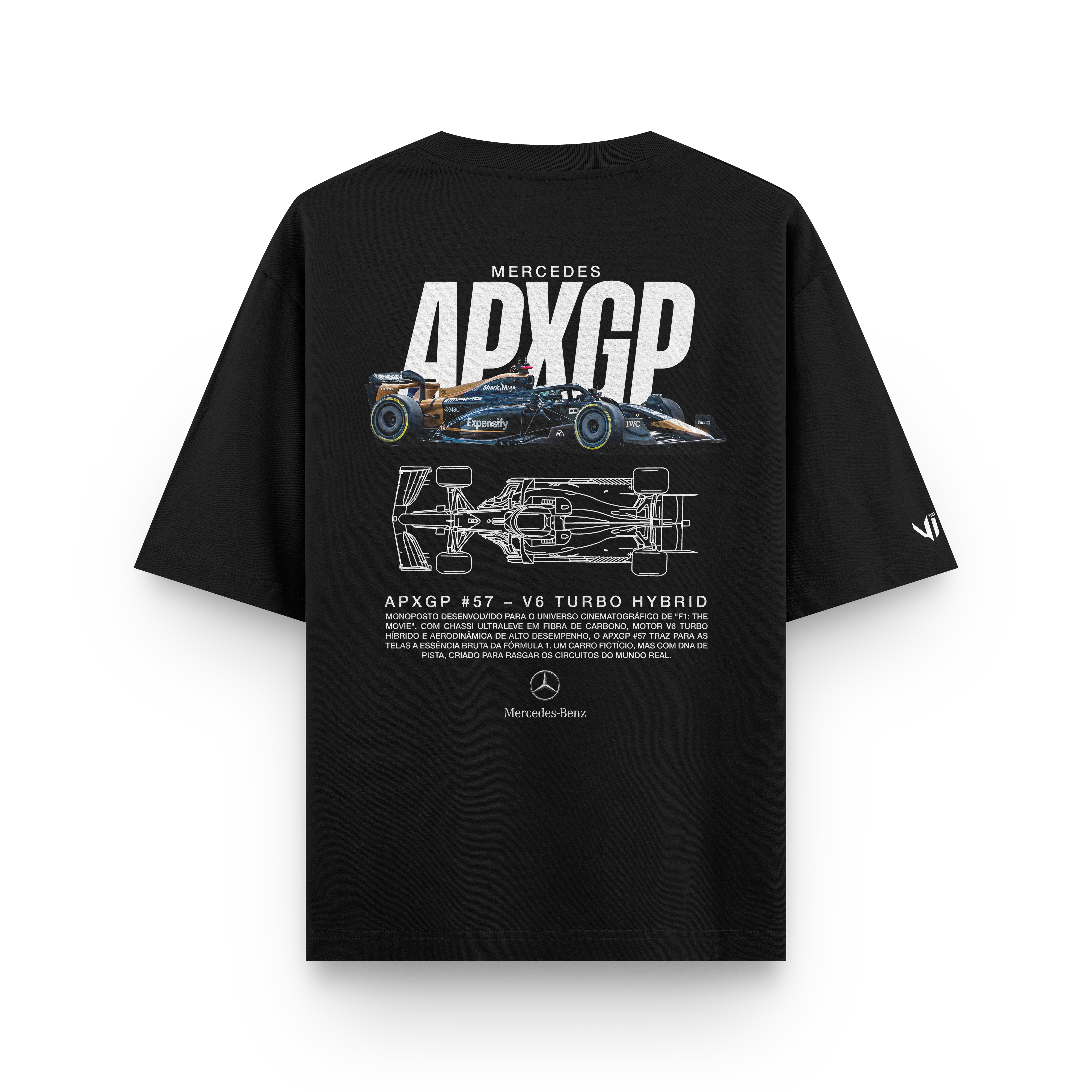 Camiseta Oversized APXGP Mercedes F1
