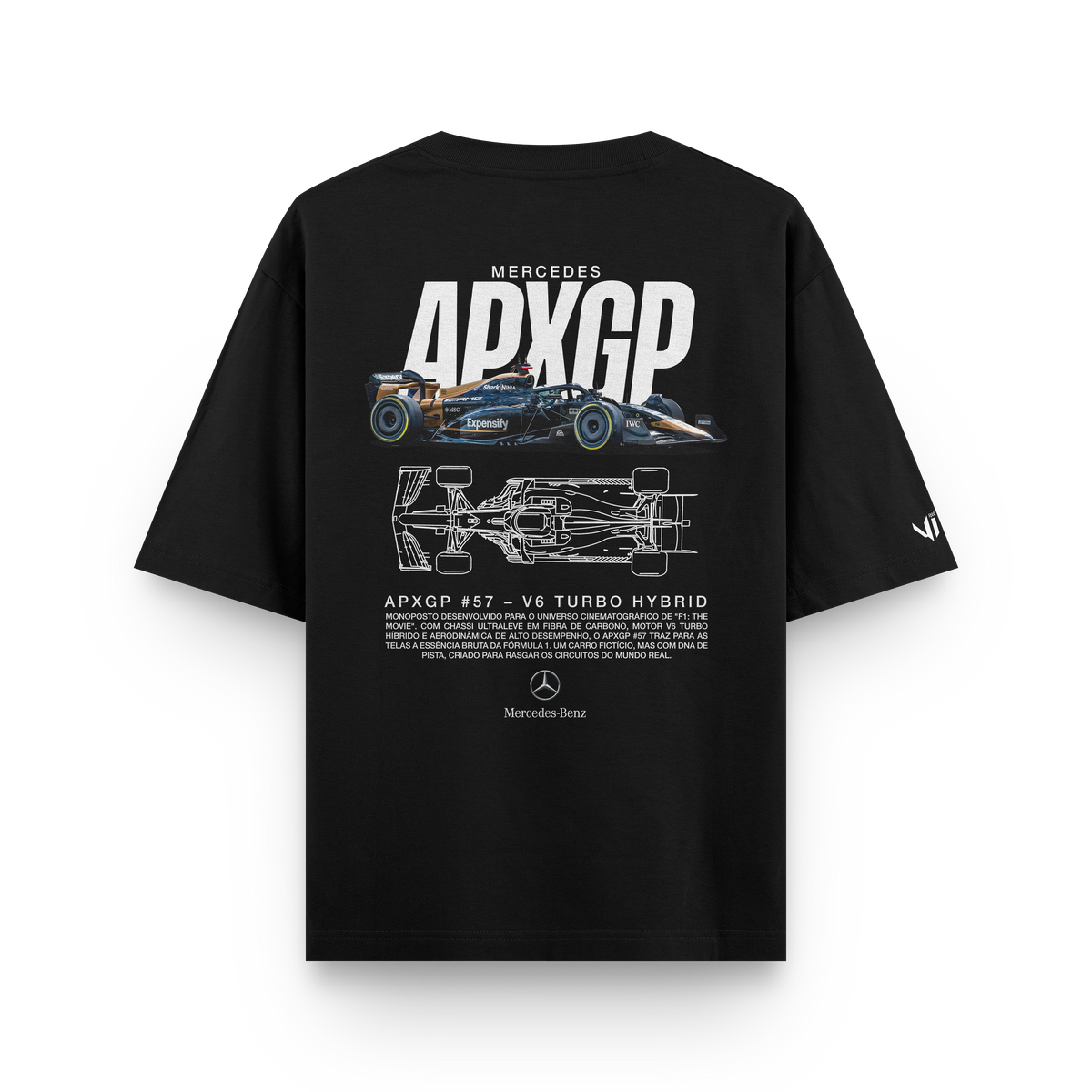 Camiseta Oversized APXGP Mercedes F1