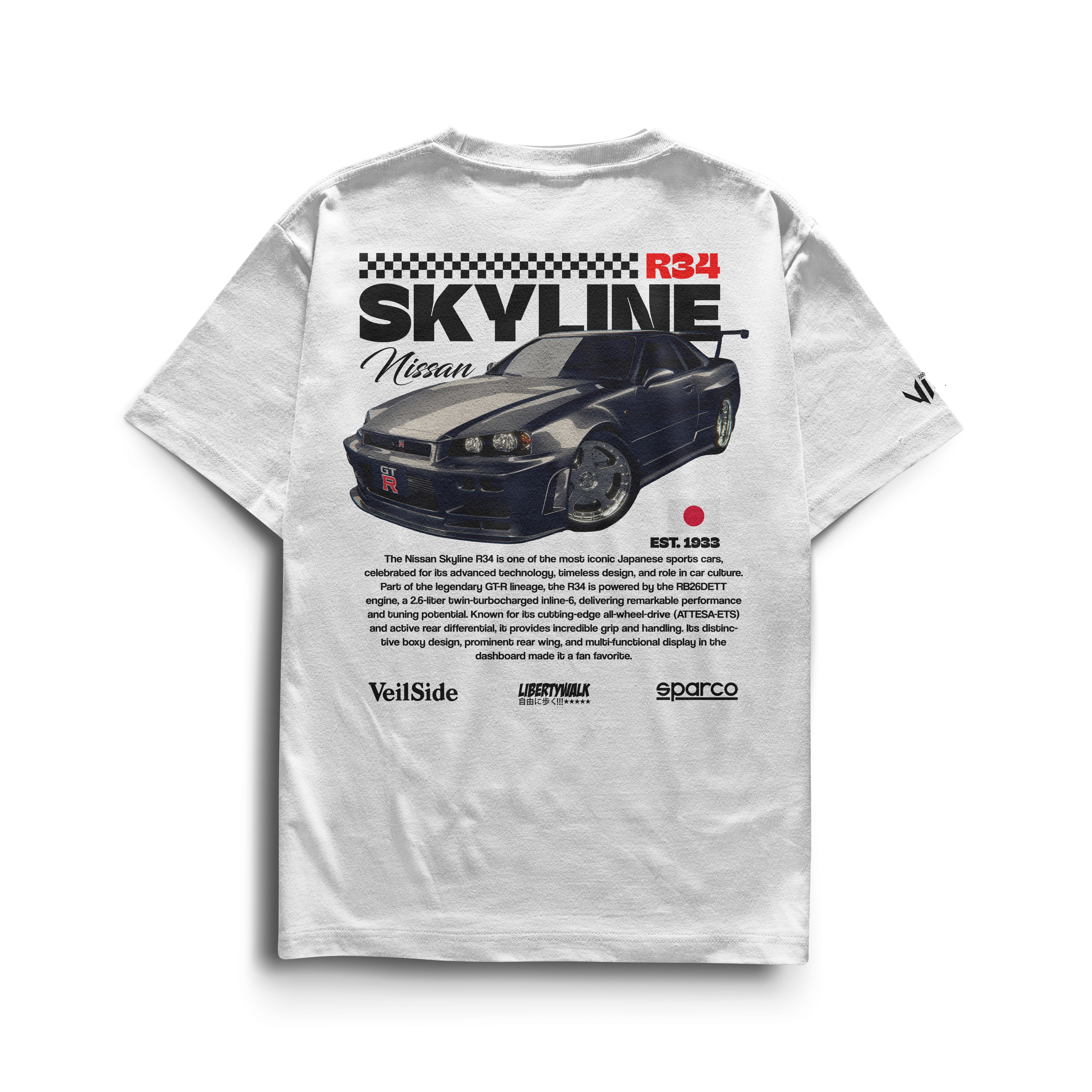 Camiseta Nissan Skyline
