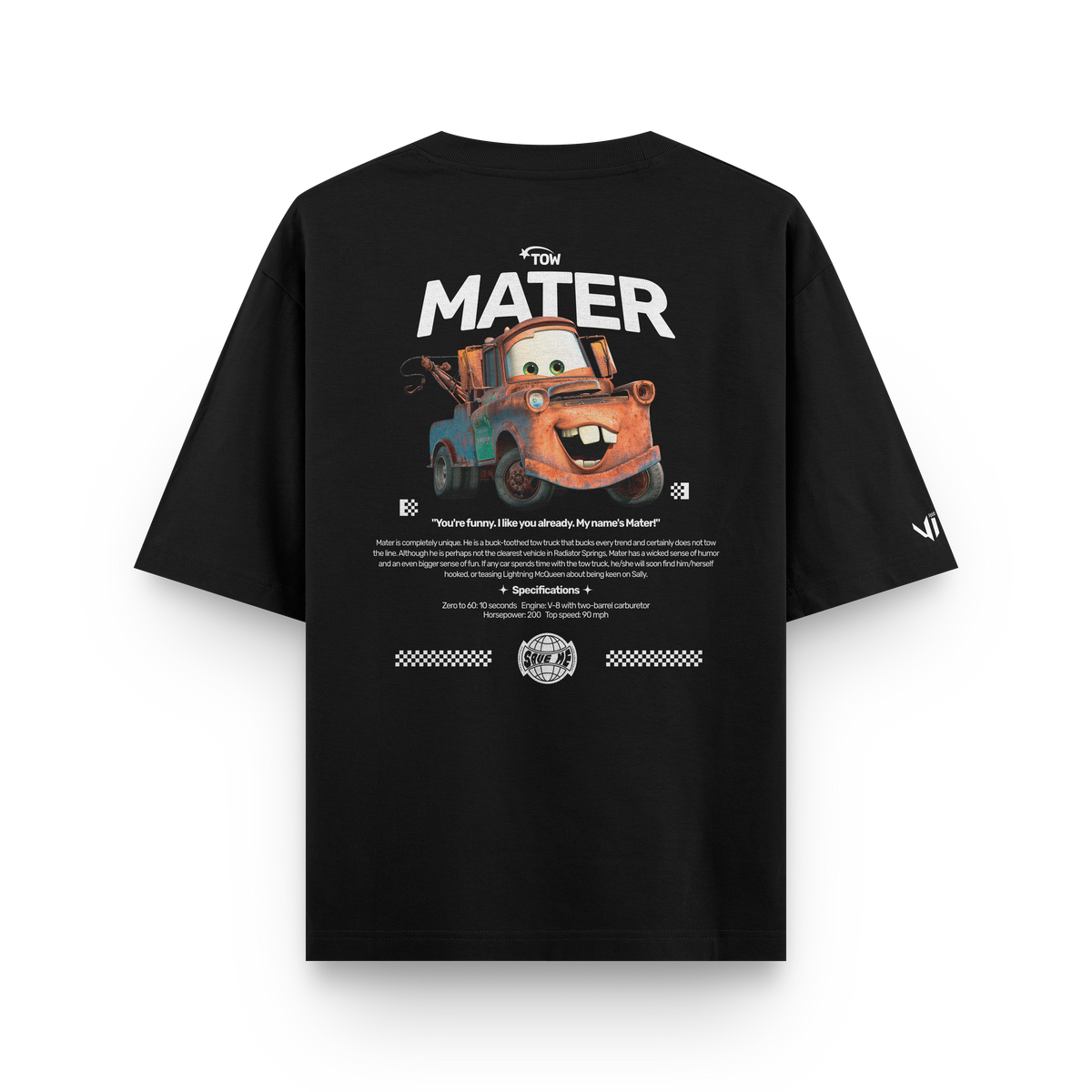 Camiseta Oversized Mater Cars