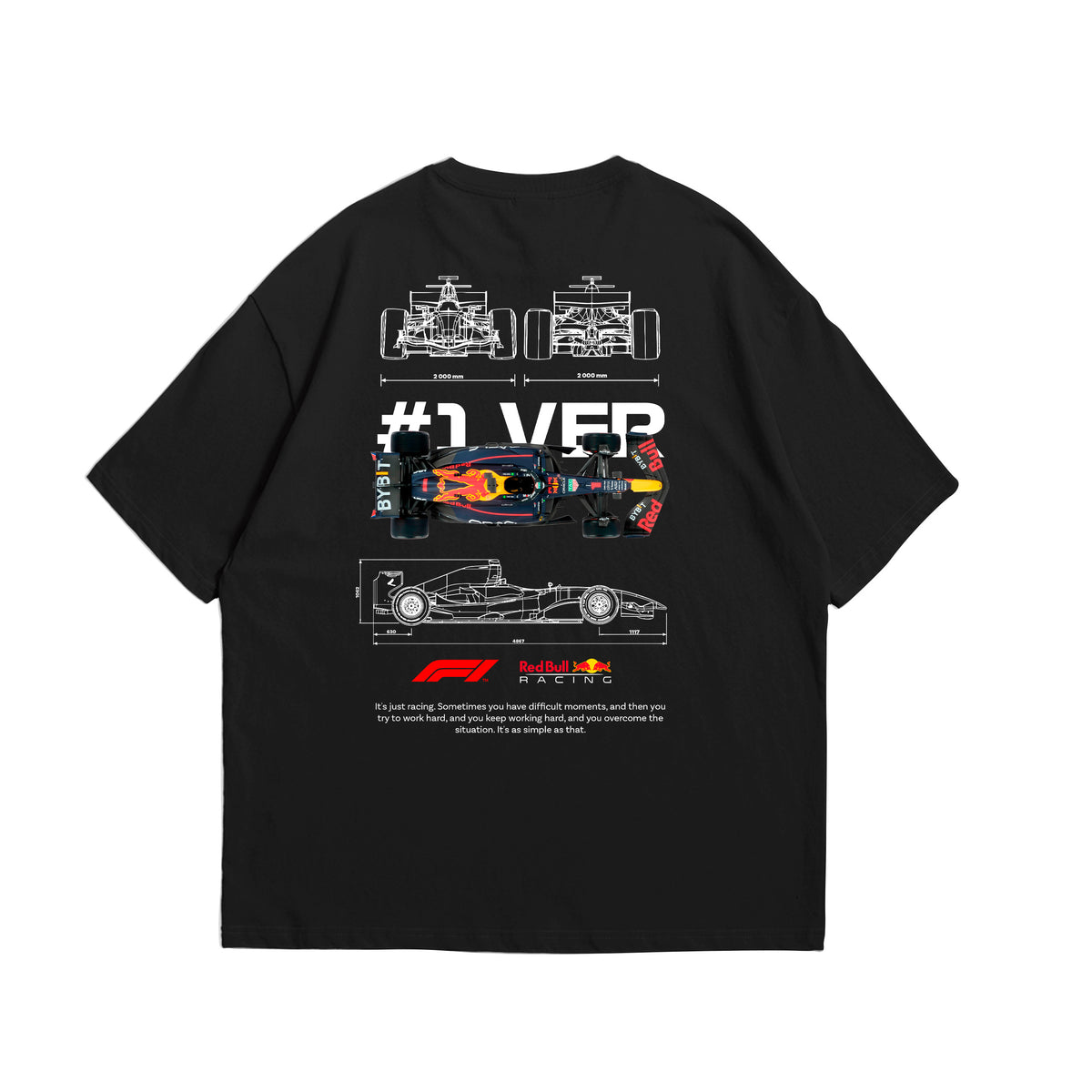 Camiseta Oversized Red Bull #VER
