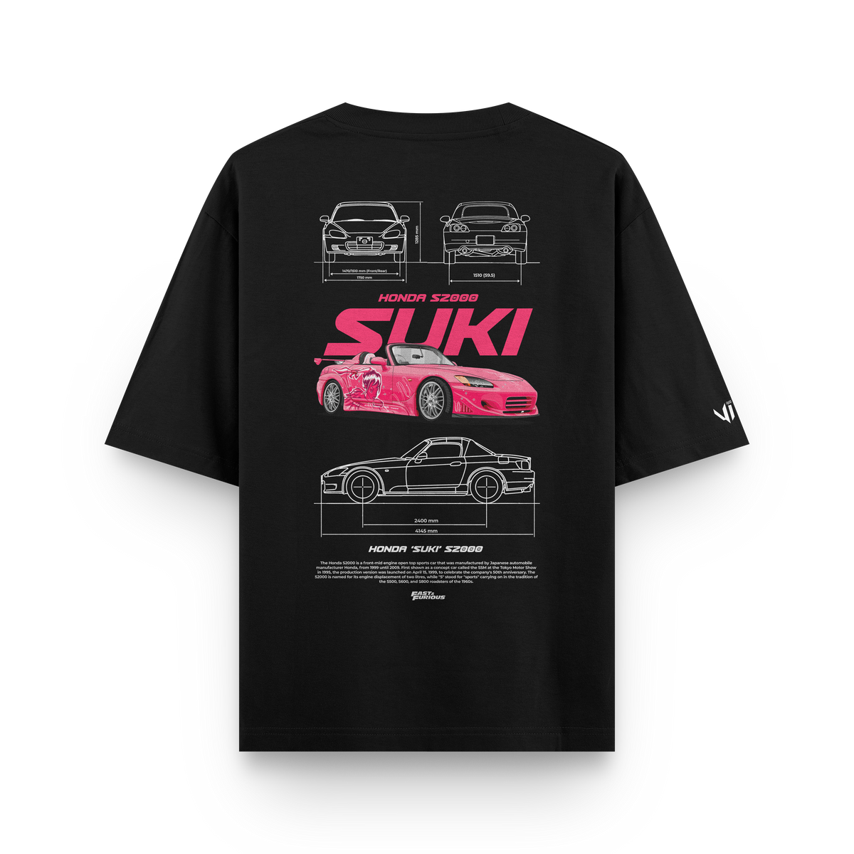 Camiseta Oversized Suki S2000