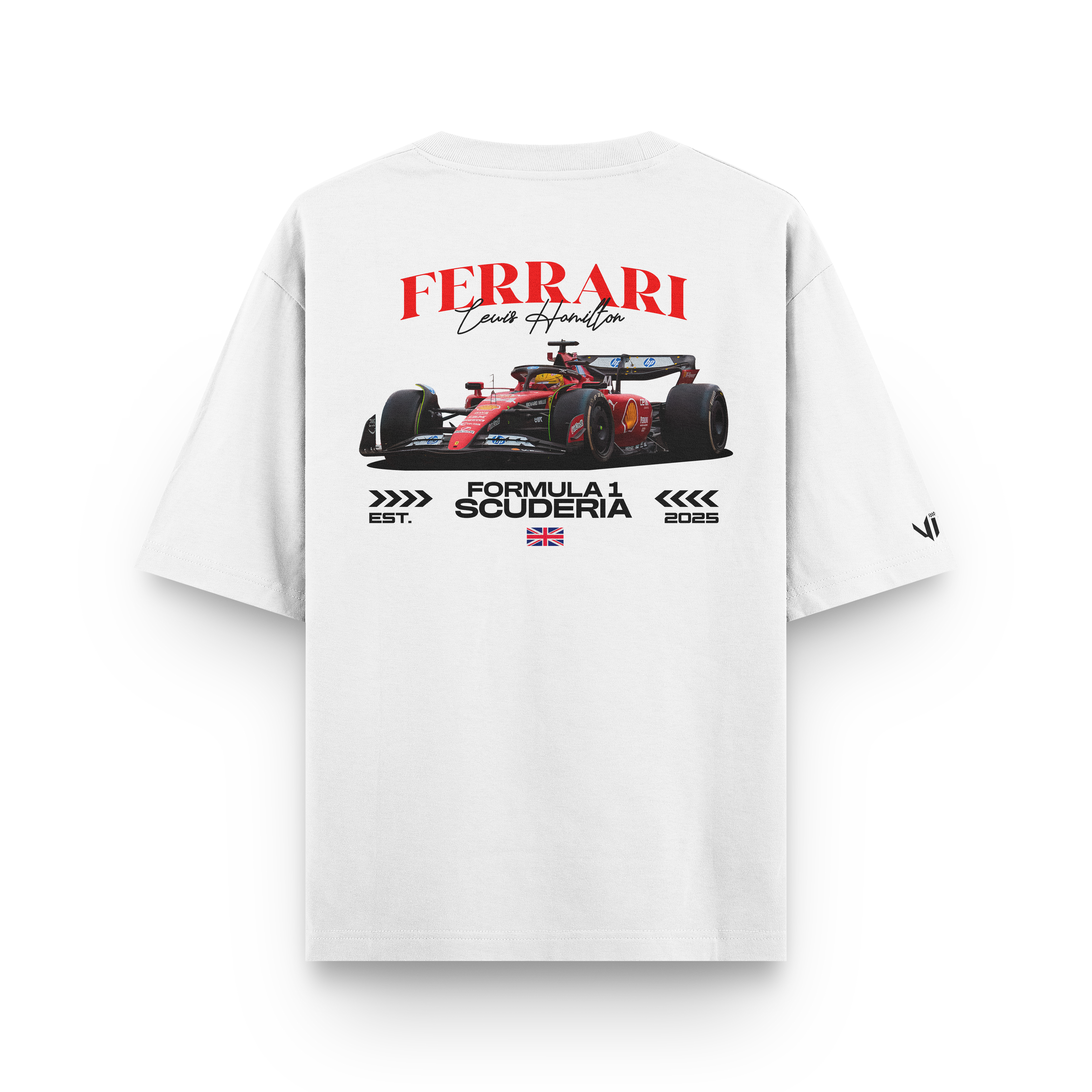 Camiseta Oversized Lewis Hamilton England