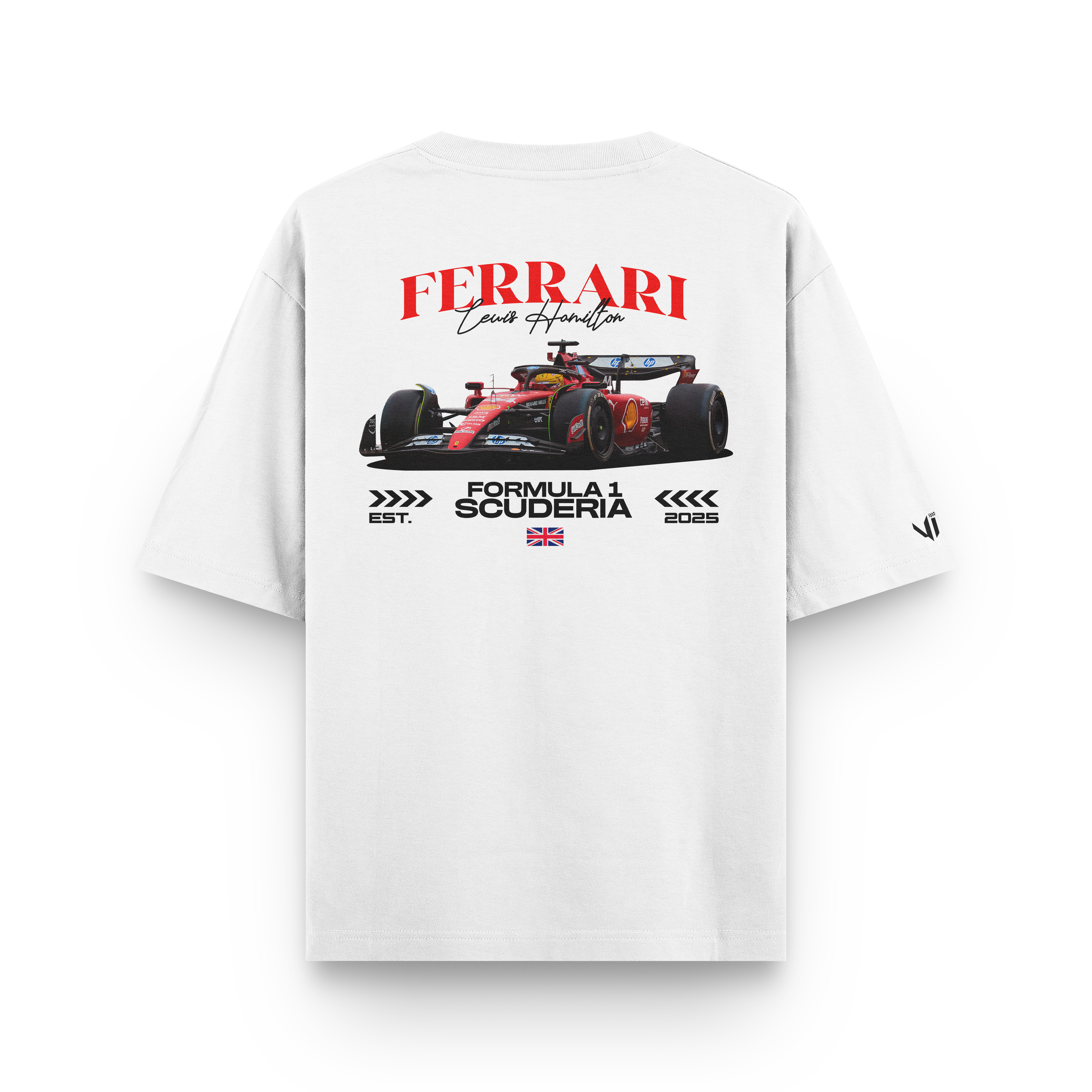 Camiseta Oversized Lewis Hamilton England