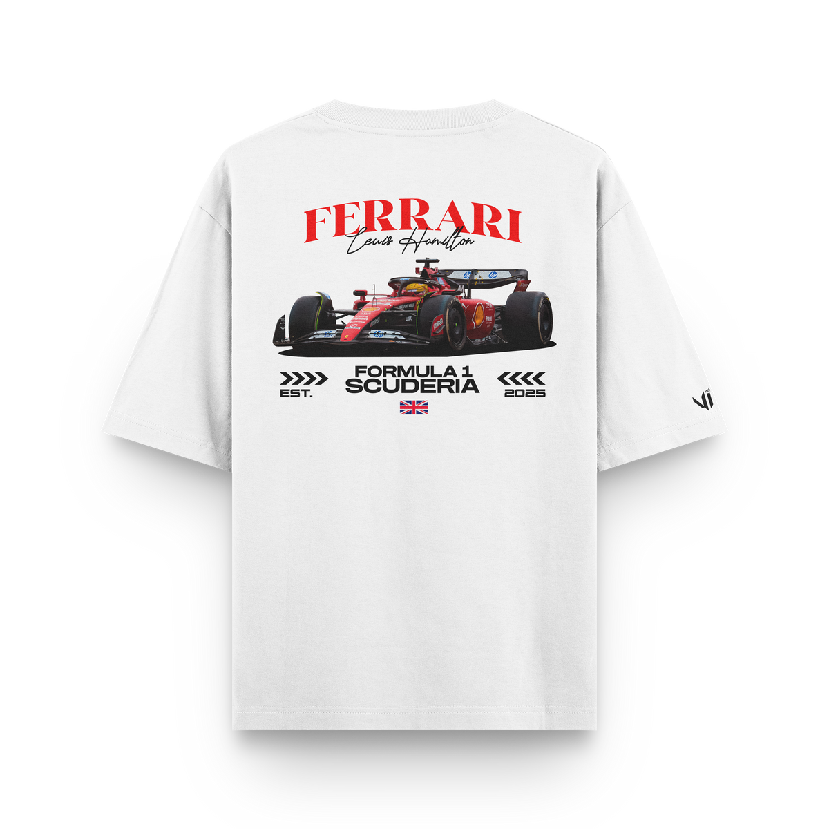 Camiseta Oversized Lewis Hamilton England