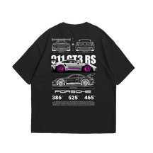 Camiseta Oversized Porsche GT3rs Pink