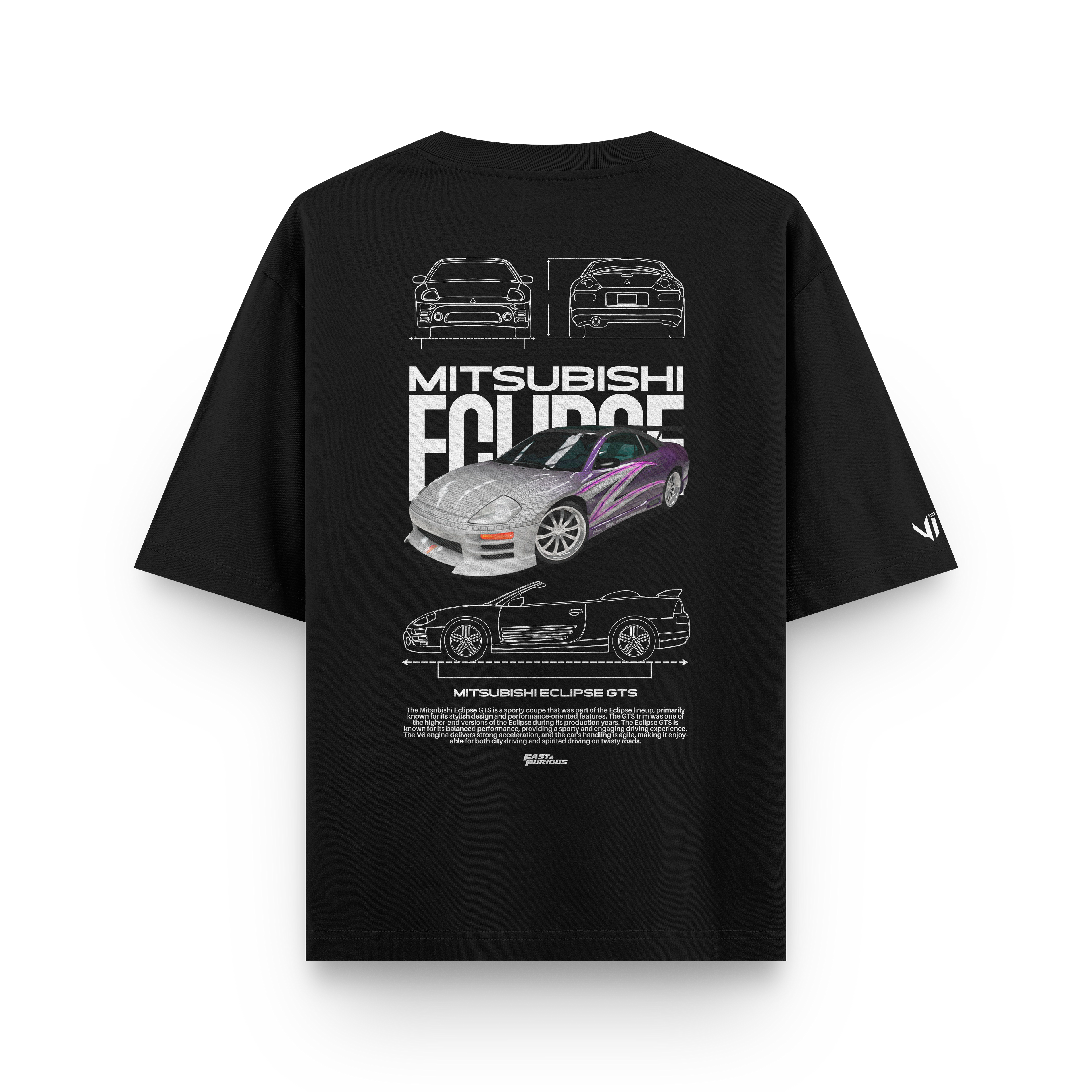 Camiseta Oversized Eclipse Gts