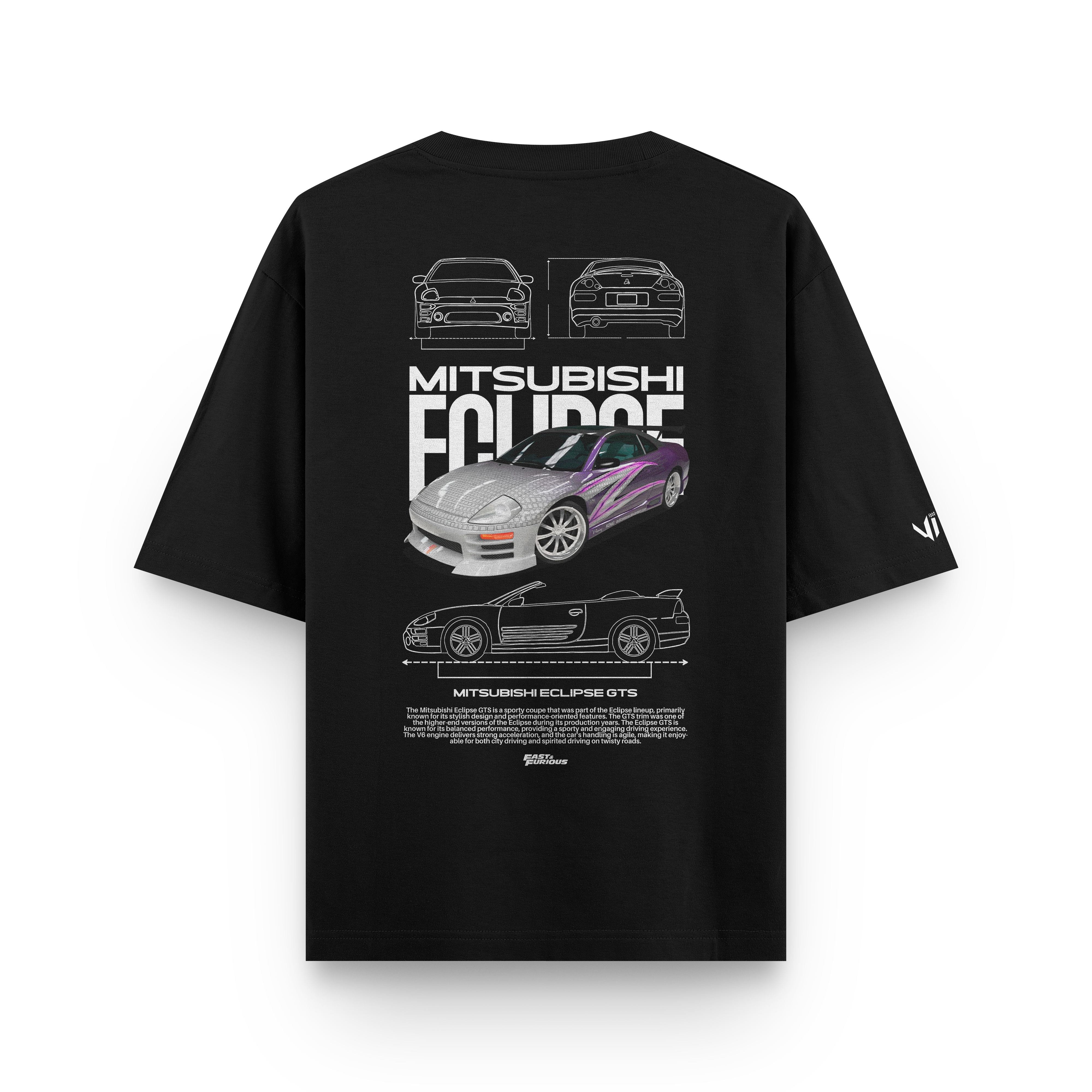 Camiseta Oversized Eclipse Gts