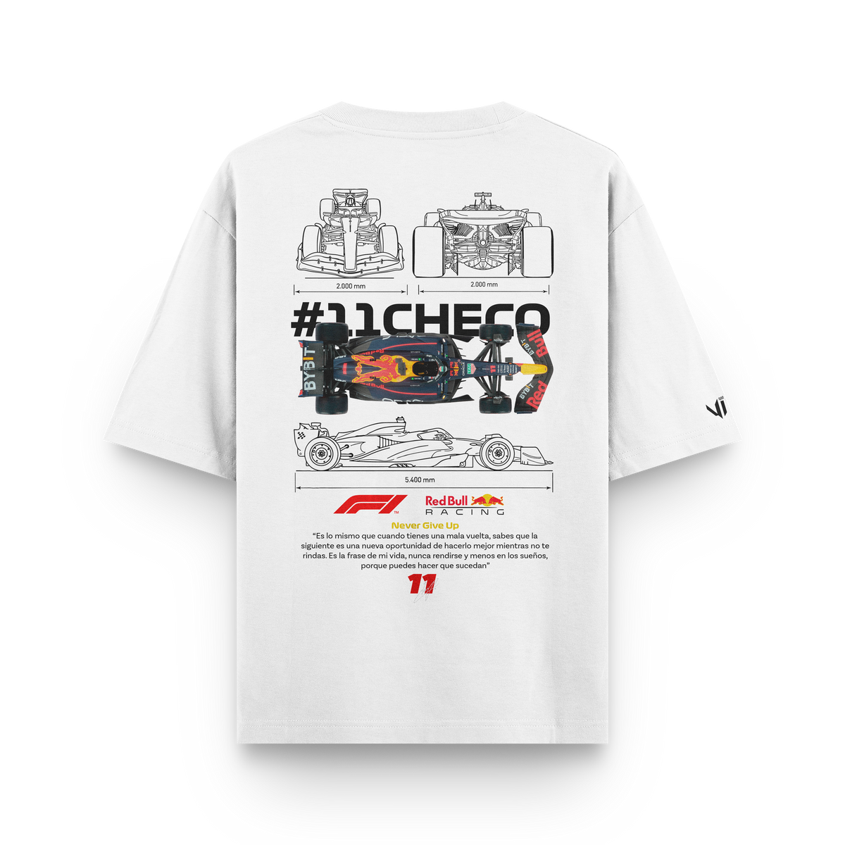 Camiseta Oversized Checo Pérez F1
