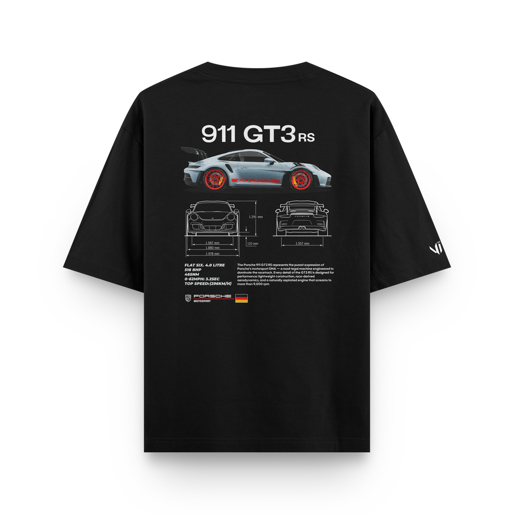Camiseta Oversized Porsche Club