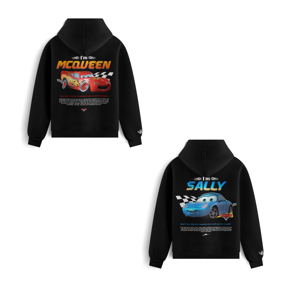 Moletons I´m Mcqueen e I´m Sally