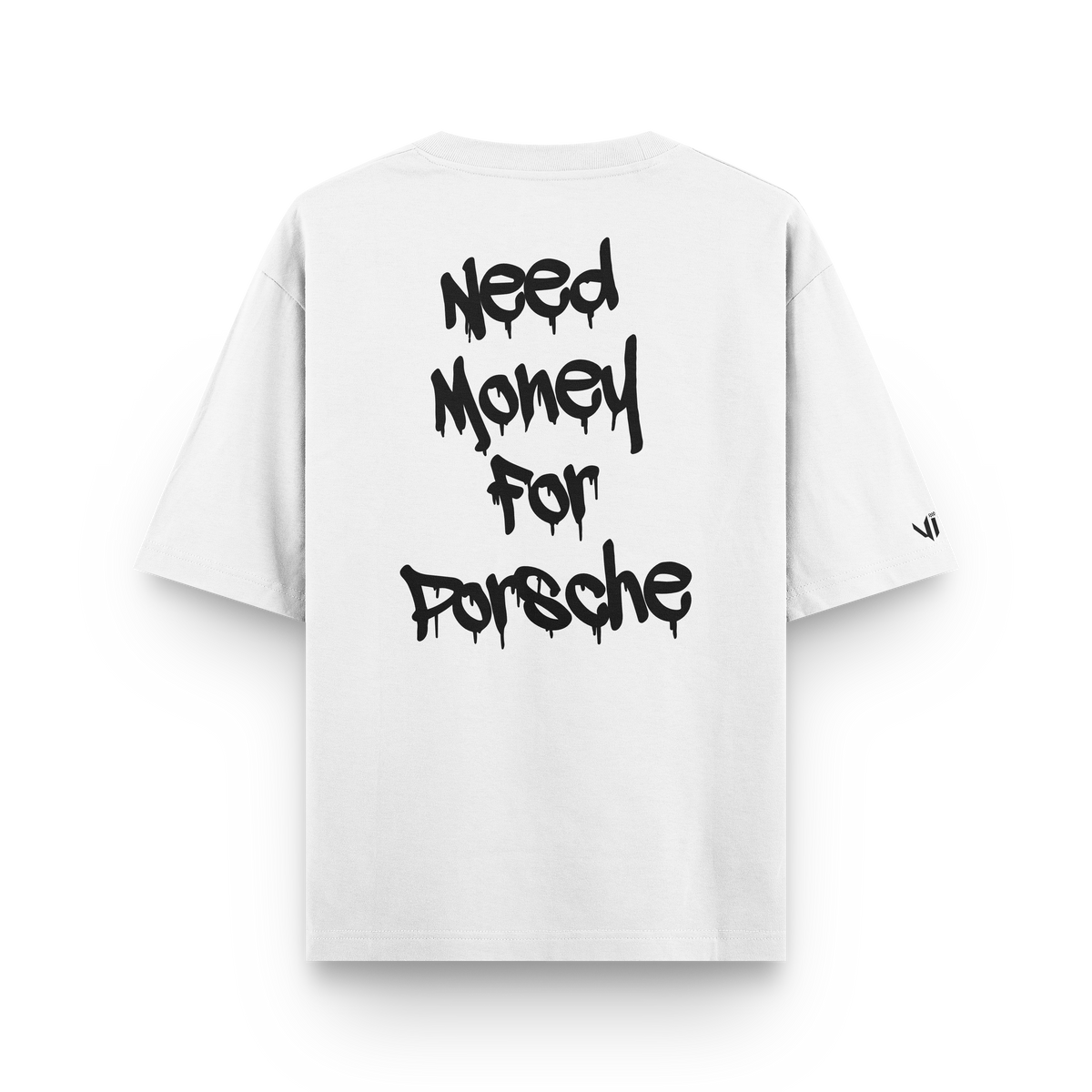 Camiseta Oversized Need Money For Porsche