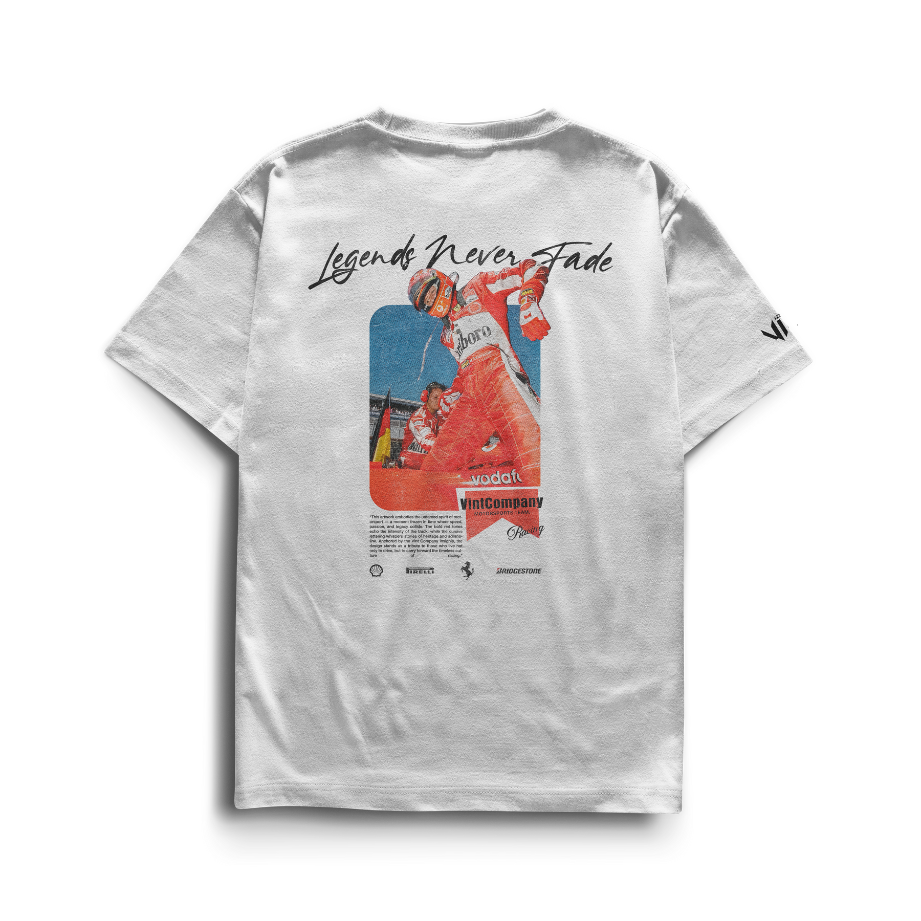 Camiseta Legends Never Fade