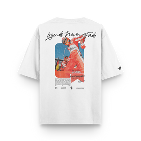 Camiseta Oversized Legends Never Fade