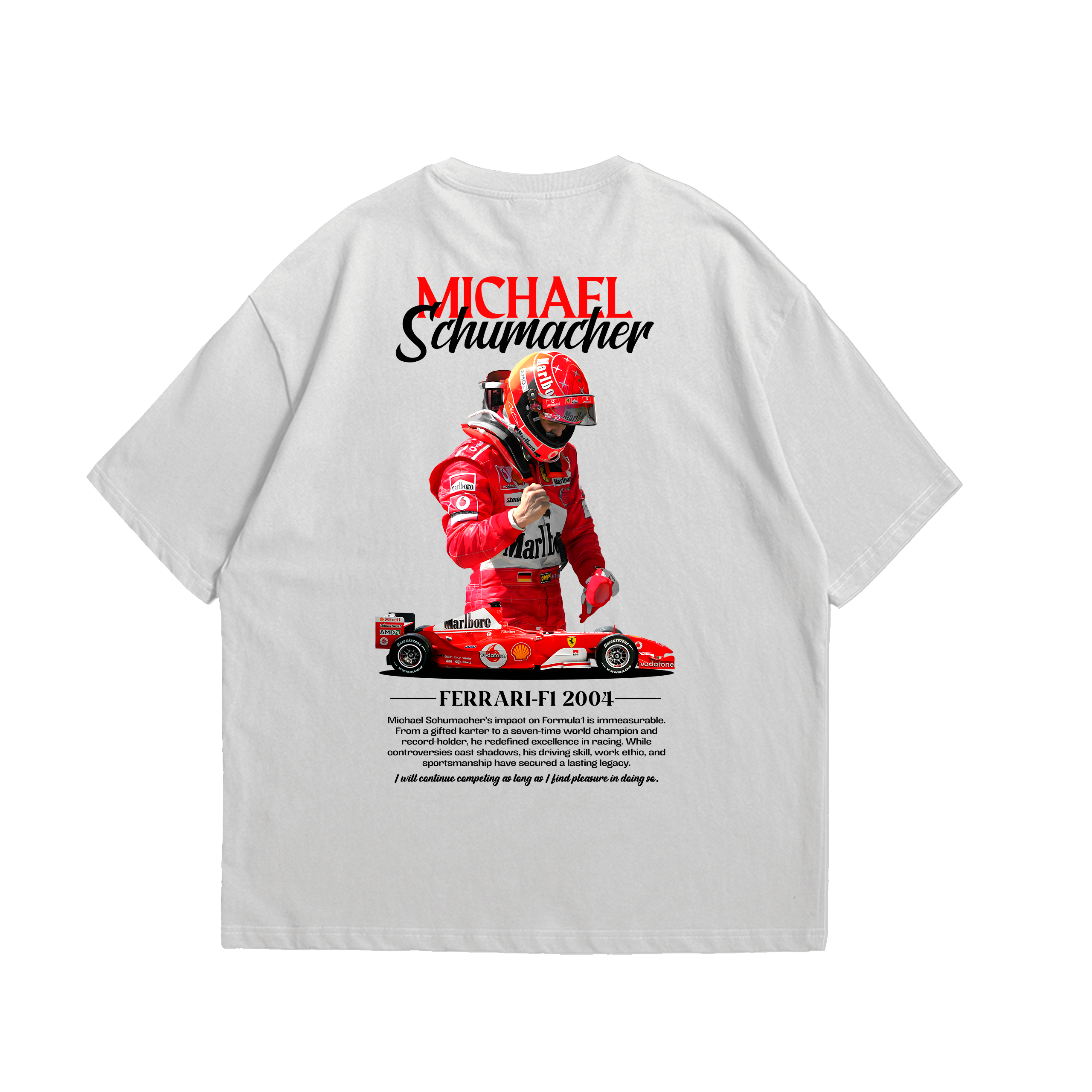Camiseta Oversized Schumacher