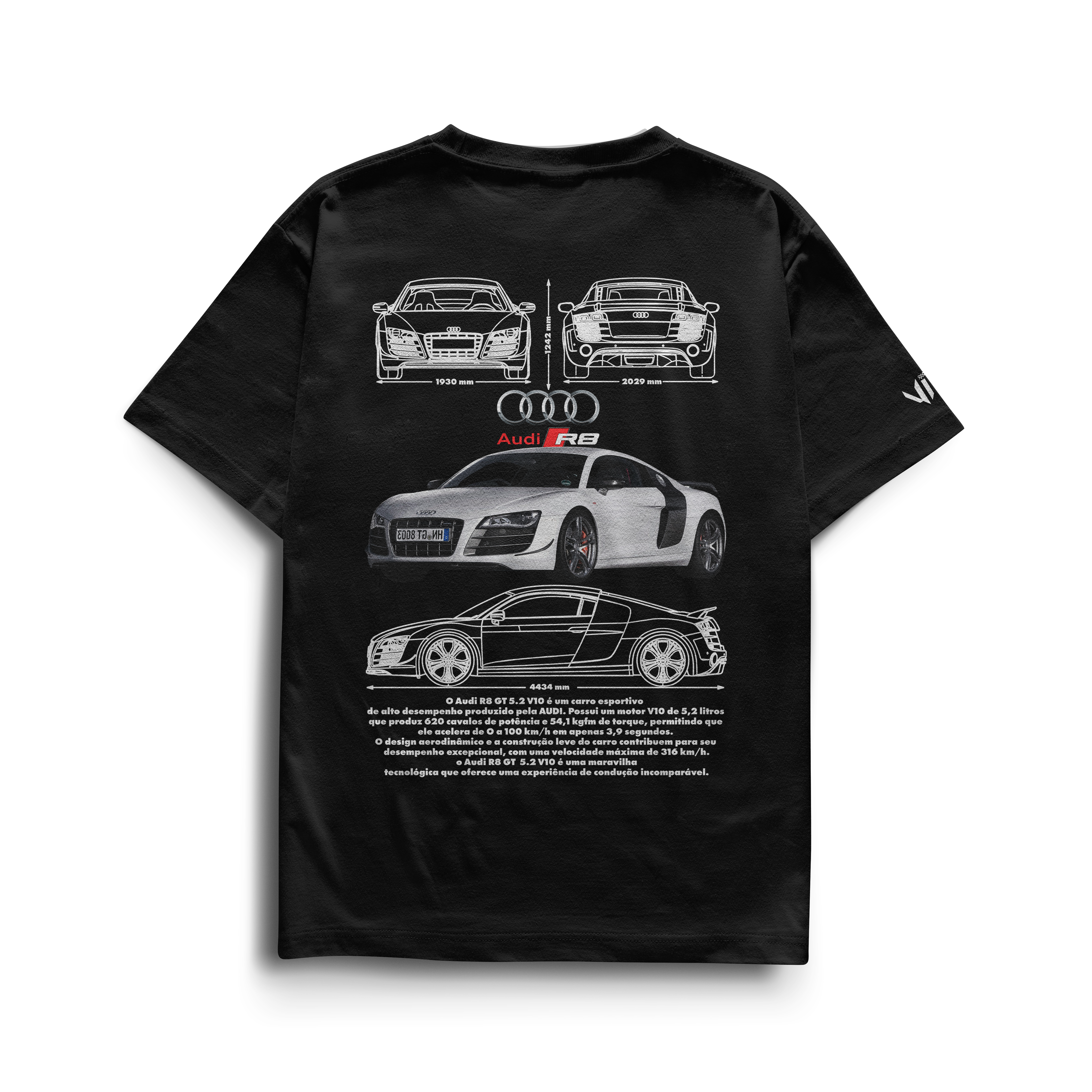 Camiseta Audi R8