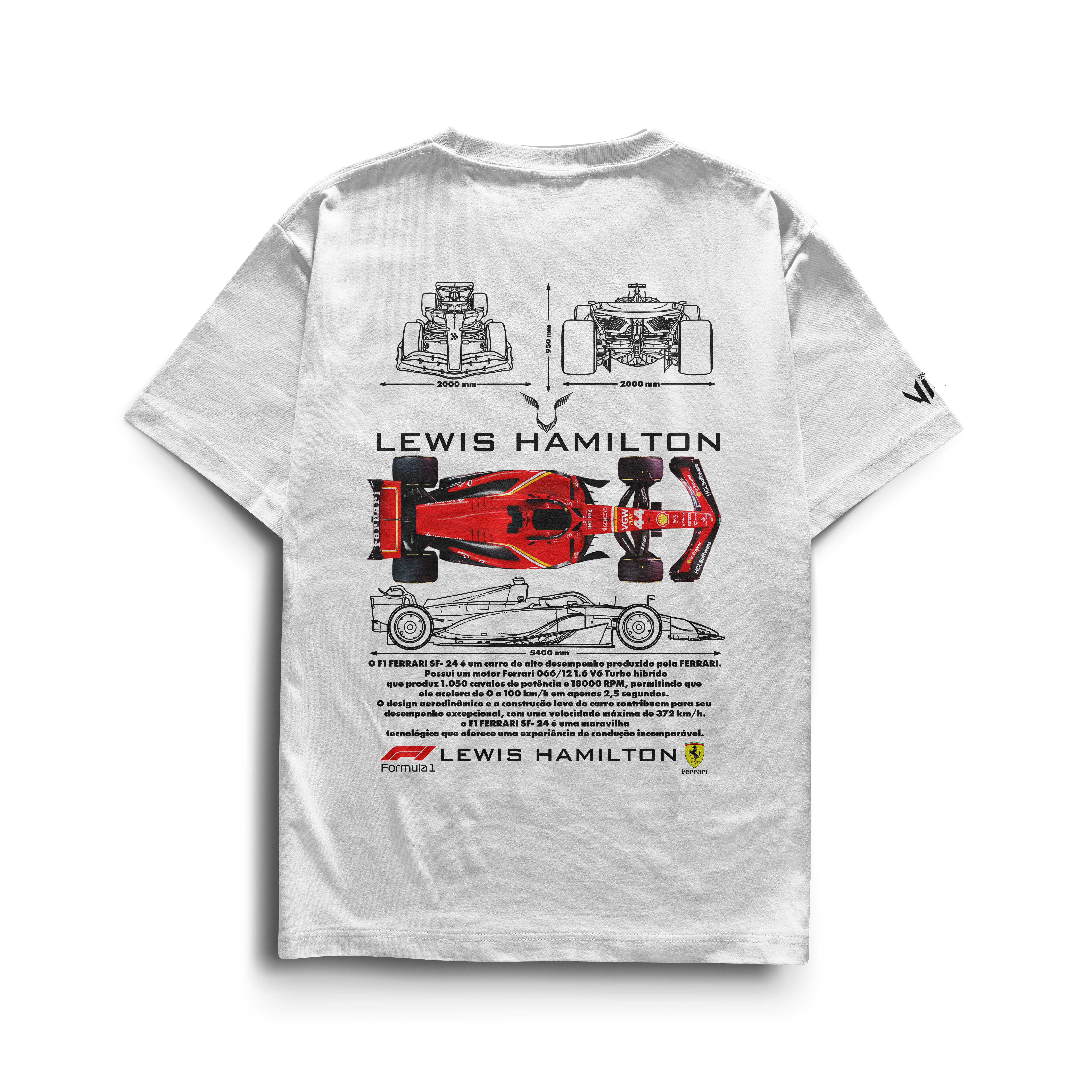 Camiseta Lewis Hamilton F1