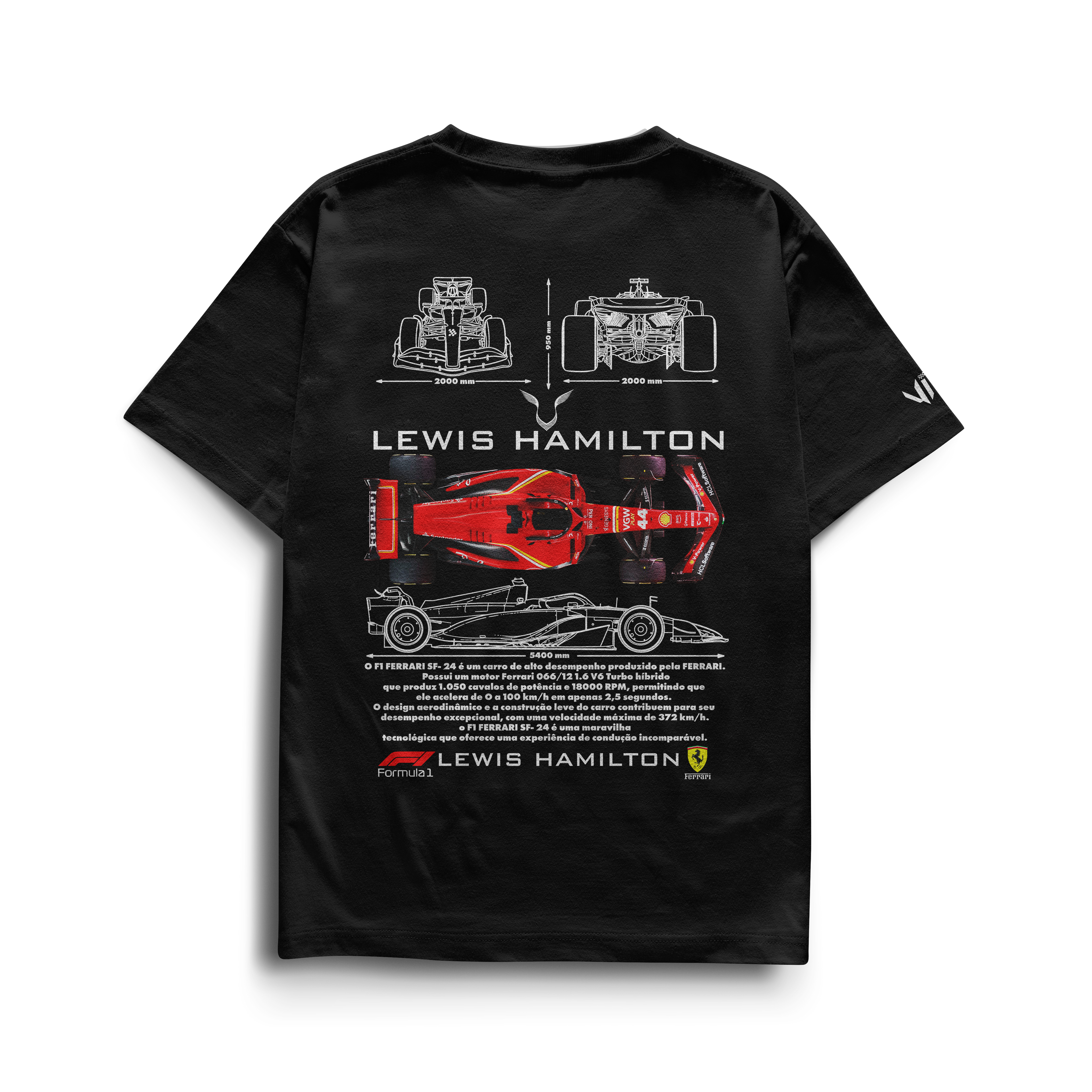 Camiseta Lewis Hamilton F1