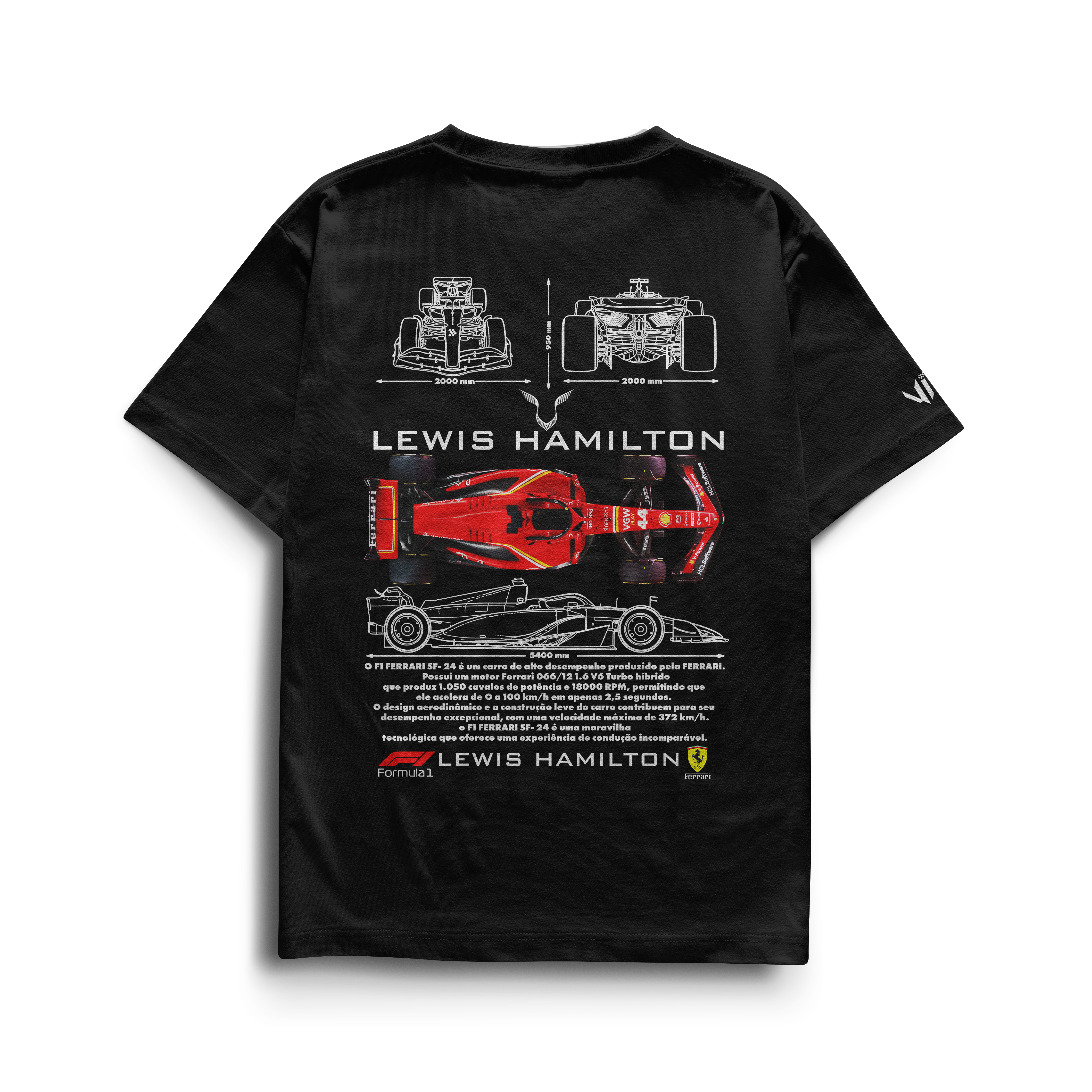 Camiseta Lewis Hamilton F1