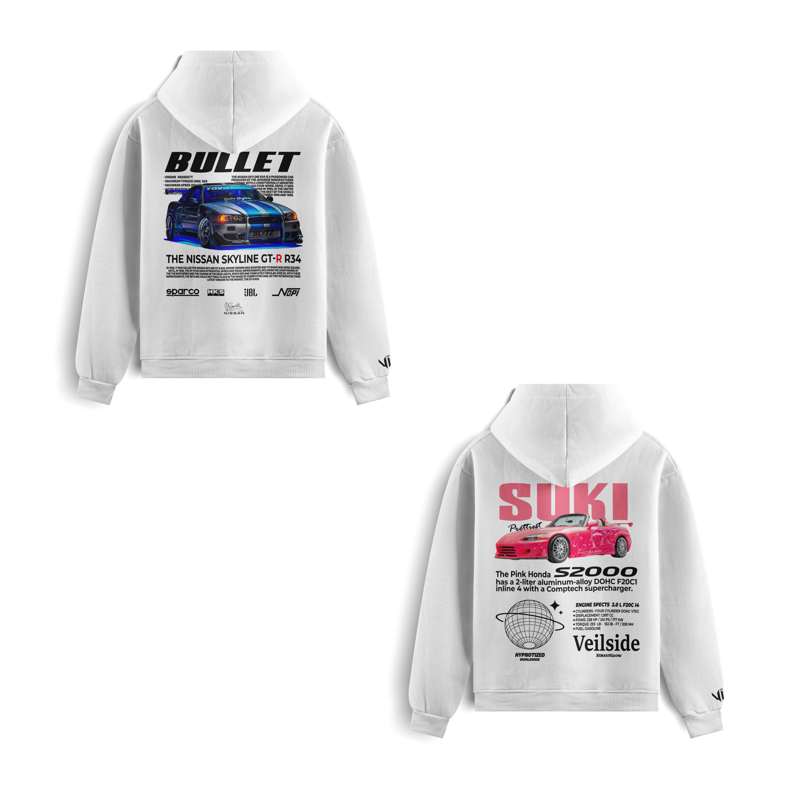 Moletons Bullet e Suki