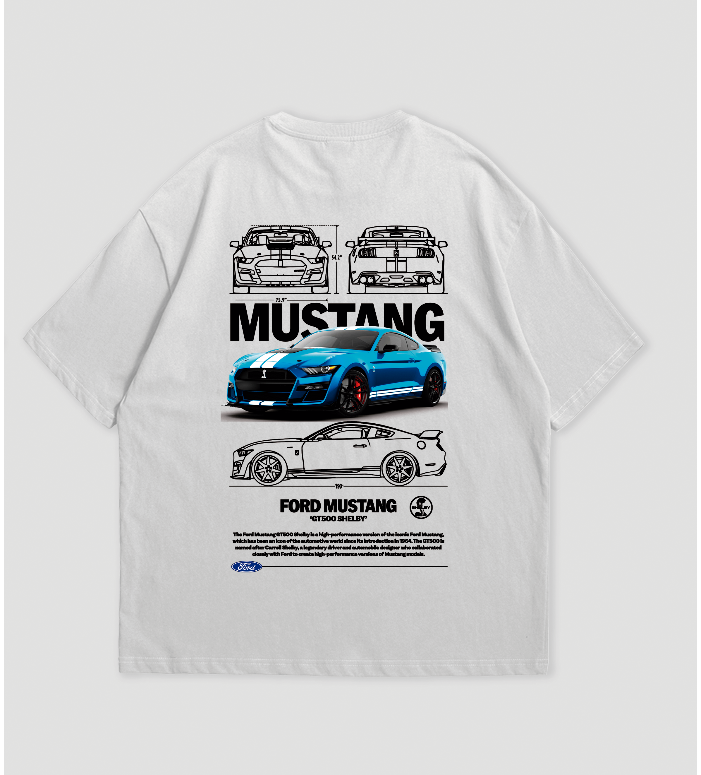 Camiseta Oversized Mustang