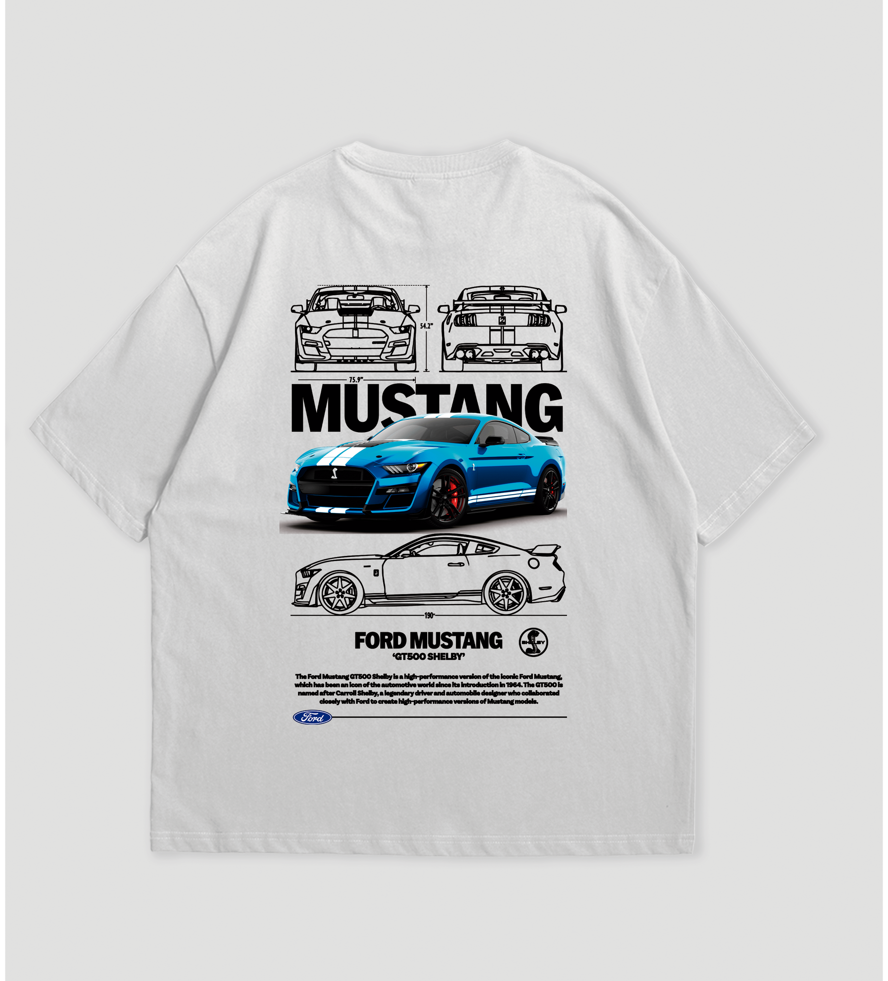 Camiseta Oversized Mustang