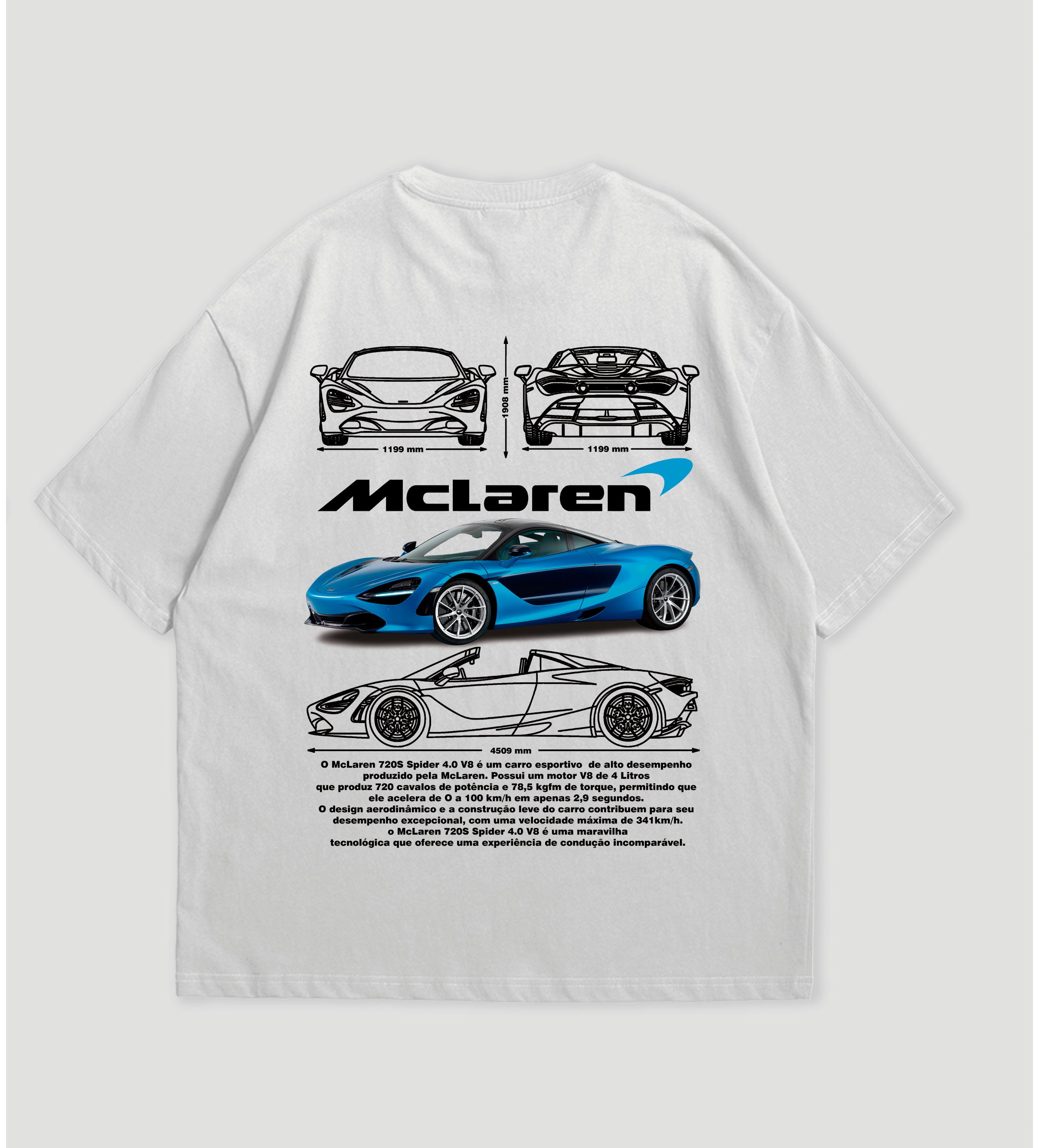 Camiseta Oversized McLaren