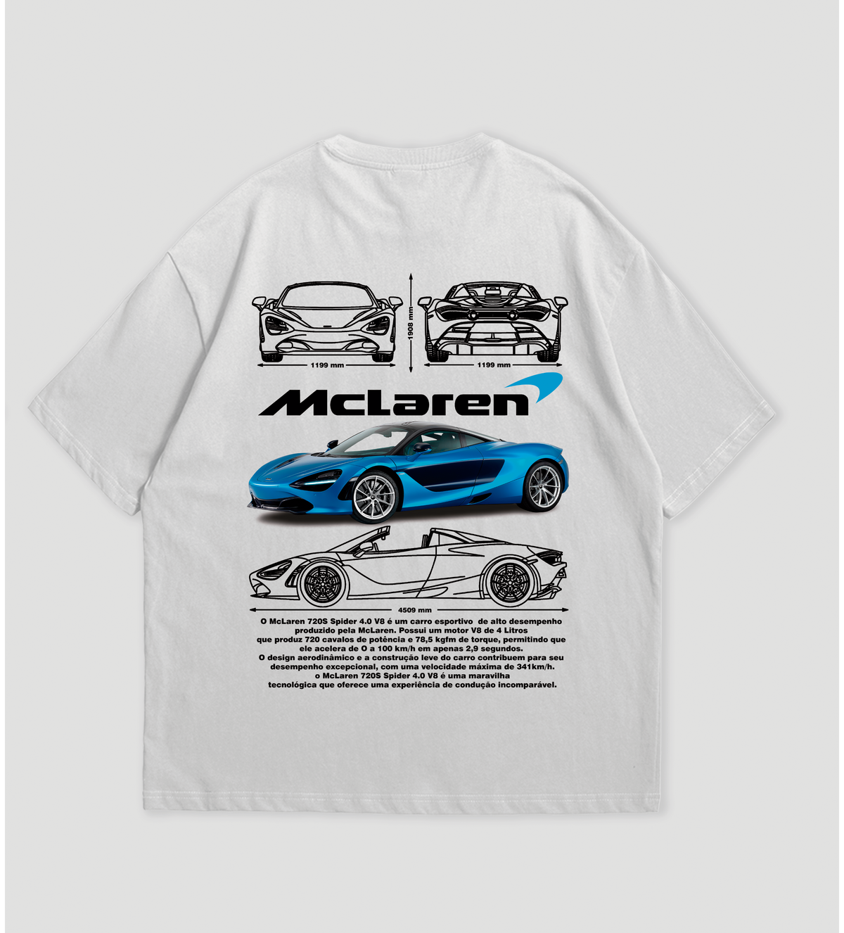 Camiseta Oversized McLaren