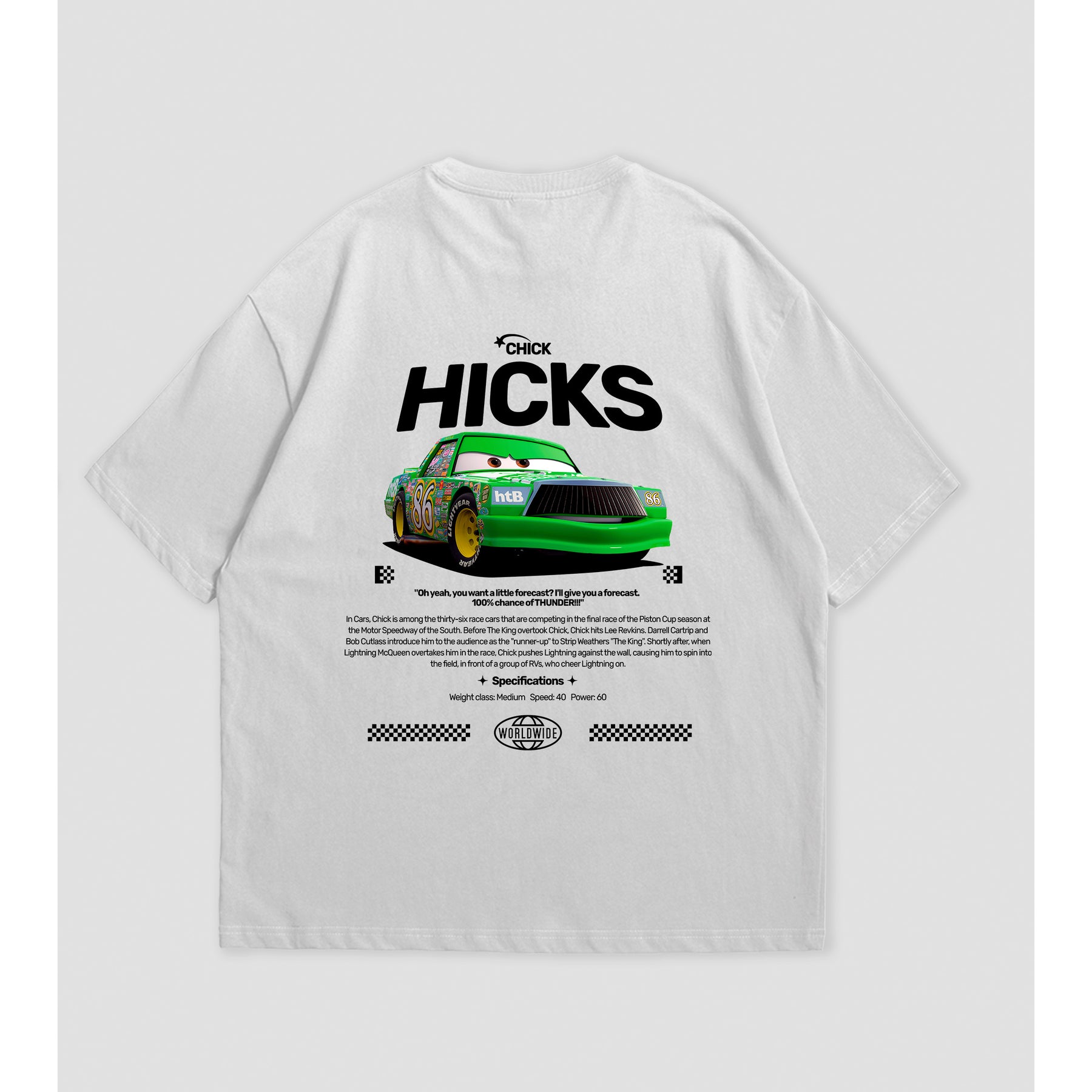 Camiseta Oversized Hicks Cars