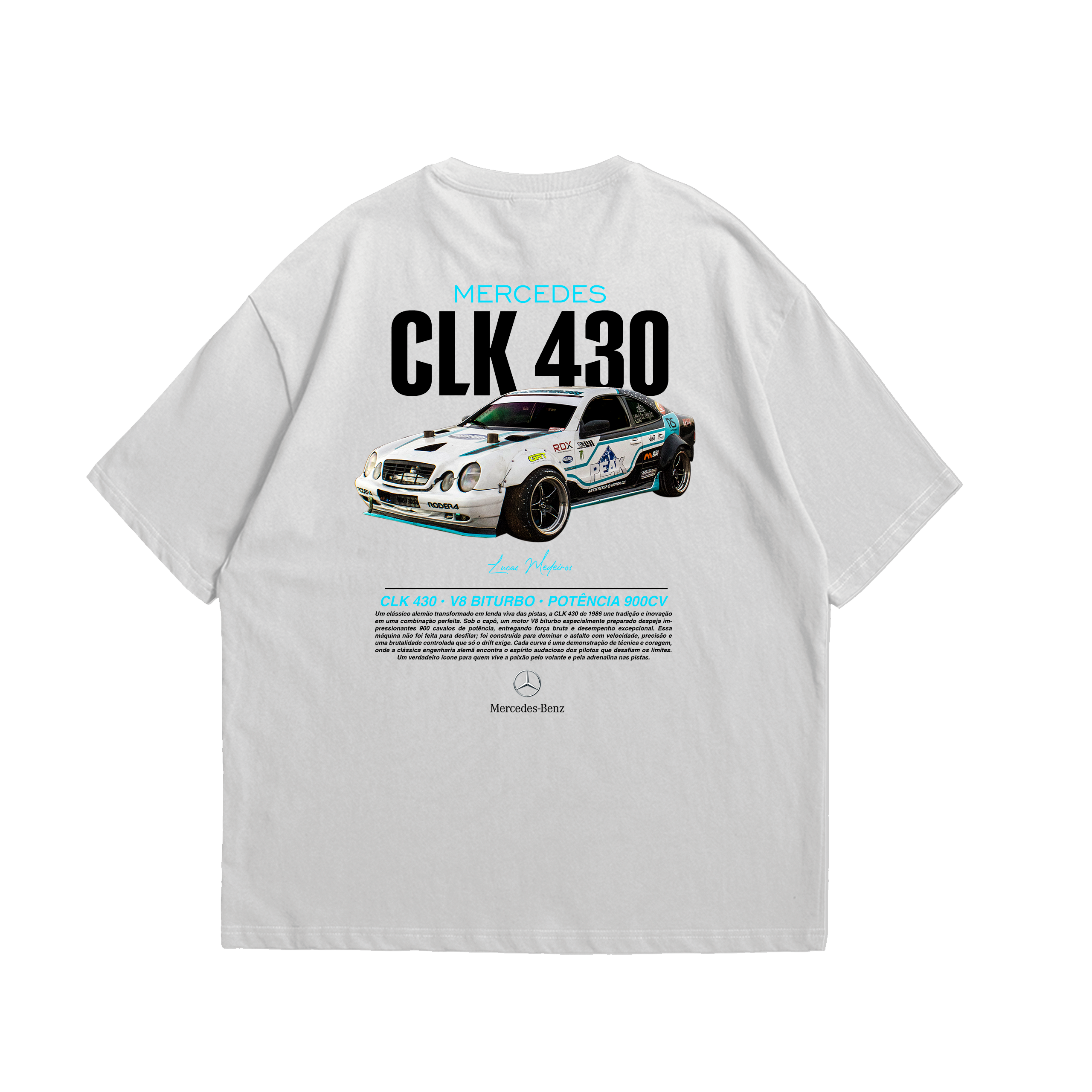 Camiseta Oversized Lucas Medeiros V8