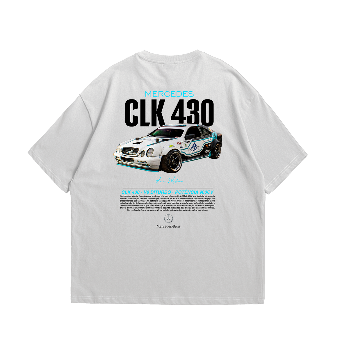 Camiseta Oversized Lucas Medeiros V8