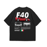 Camiseta Oversized Ferrari F40